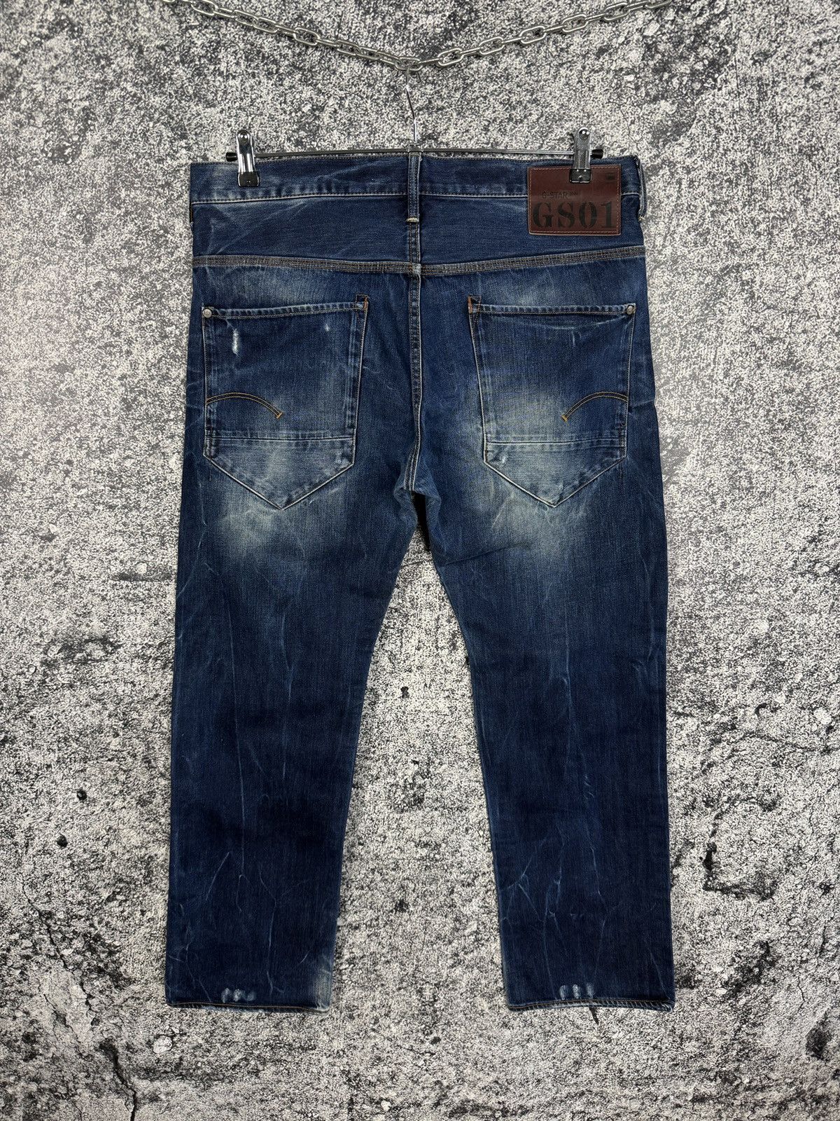 G-Star G-Star RAW New Radar Low Loose Jeans Distressed Pants 36x32 Size US 36 / EU 52 - 13 Thumbnail
