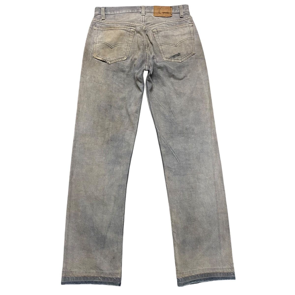 Levi's Vintage Levis 501 Blank Grunge Jeans Size US 30 / EU 46 - 2 Thumbnail