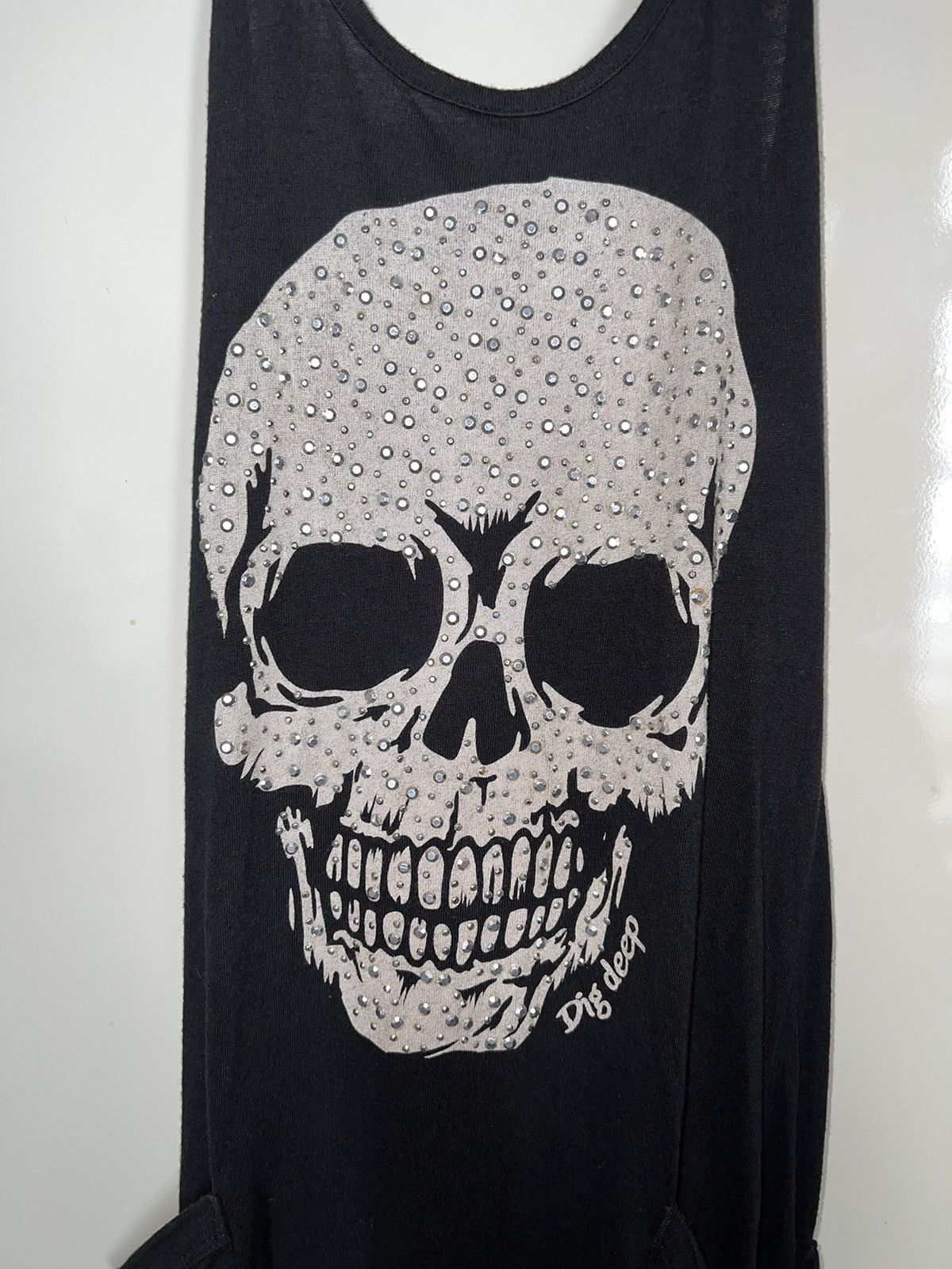 Japanese Brand Rare DIGDEEP skull maxi dress 🧛🏻‍♀️🖤 Size M / US 6-8 / IT 42-44 - 11 Thumbnail