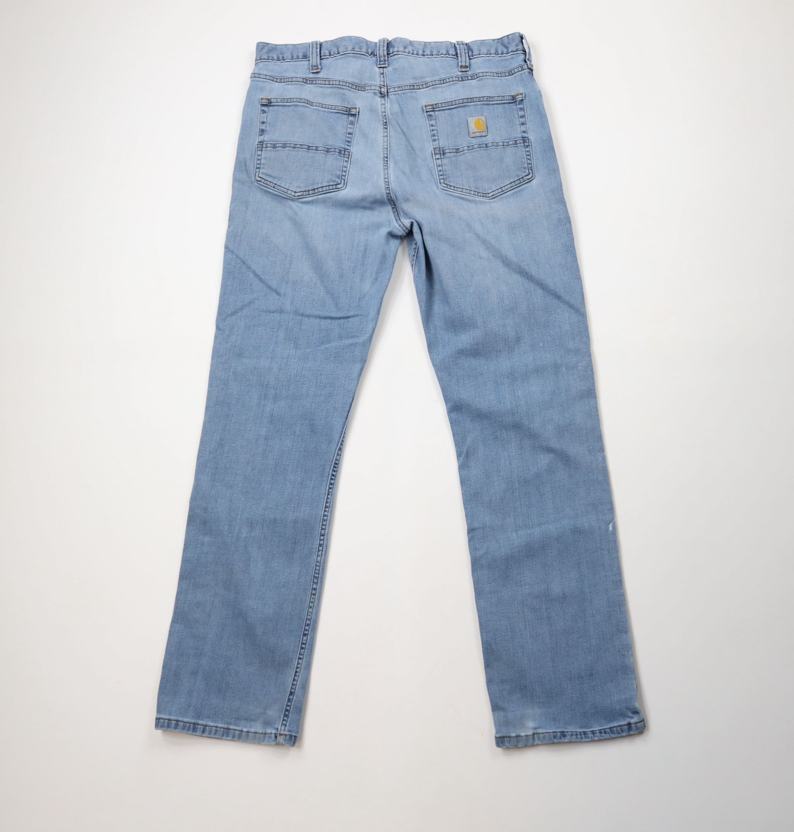 Carhartt × Vintage Vintage Y2K Carhartt Distressed Relaxed Fit Denim Jeans Blue Size US 36 / EU 52 - 11 Thumbnail