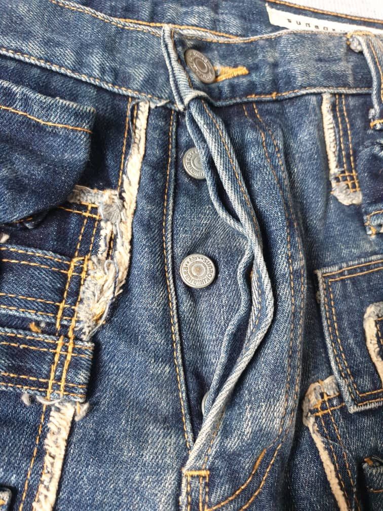 Issey Miyake 💥Sunaokuwahara issey miyake multipocket Japan denim pant Size US 33 - 5 Thumbnail