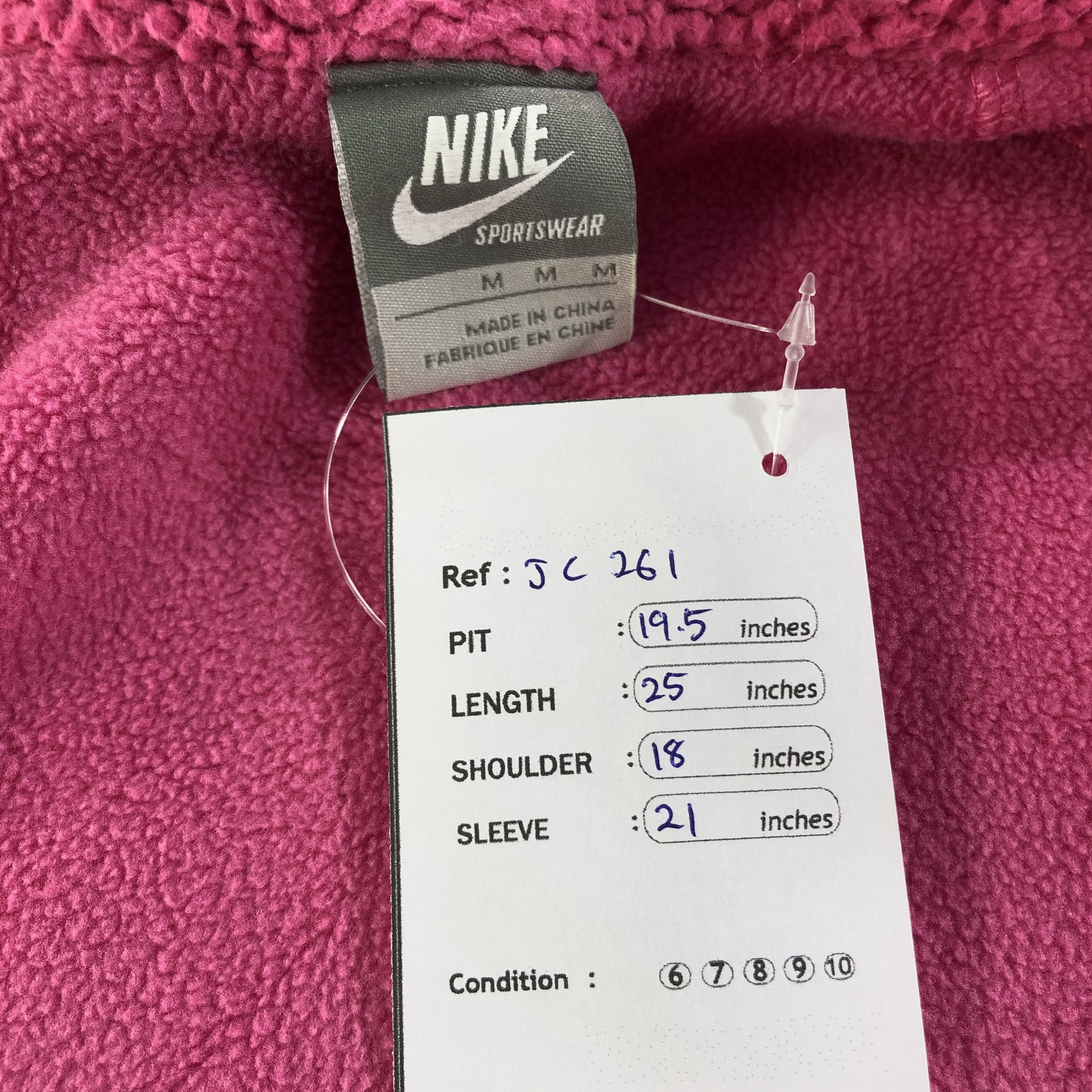 Nike Vintage Nike Fleece Full Zipp Sweater Jacket JC261 Size US M / EU 48-50 / 2 - 9 Thumbnail