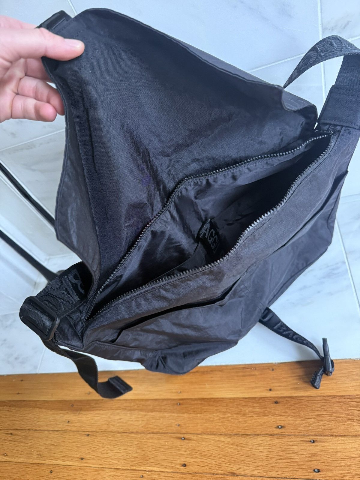 Baggu Black Nylon Baggu messenger bag Size ONE SIZE - 5 Thumbnail