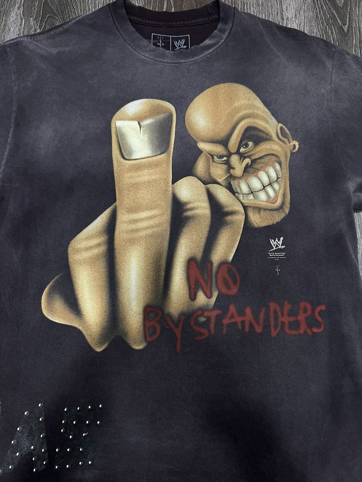 Travis Scott Travis Scott Cactus Jack WWE No Bystanders Tee Size L New Size US L / EU 52-54 / 3 - 7 Thumbnail