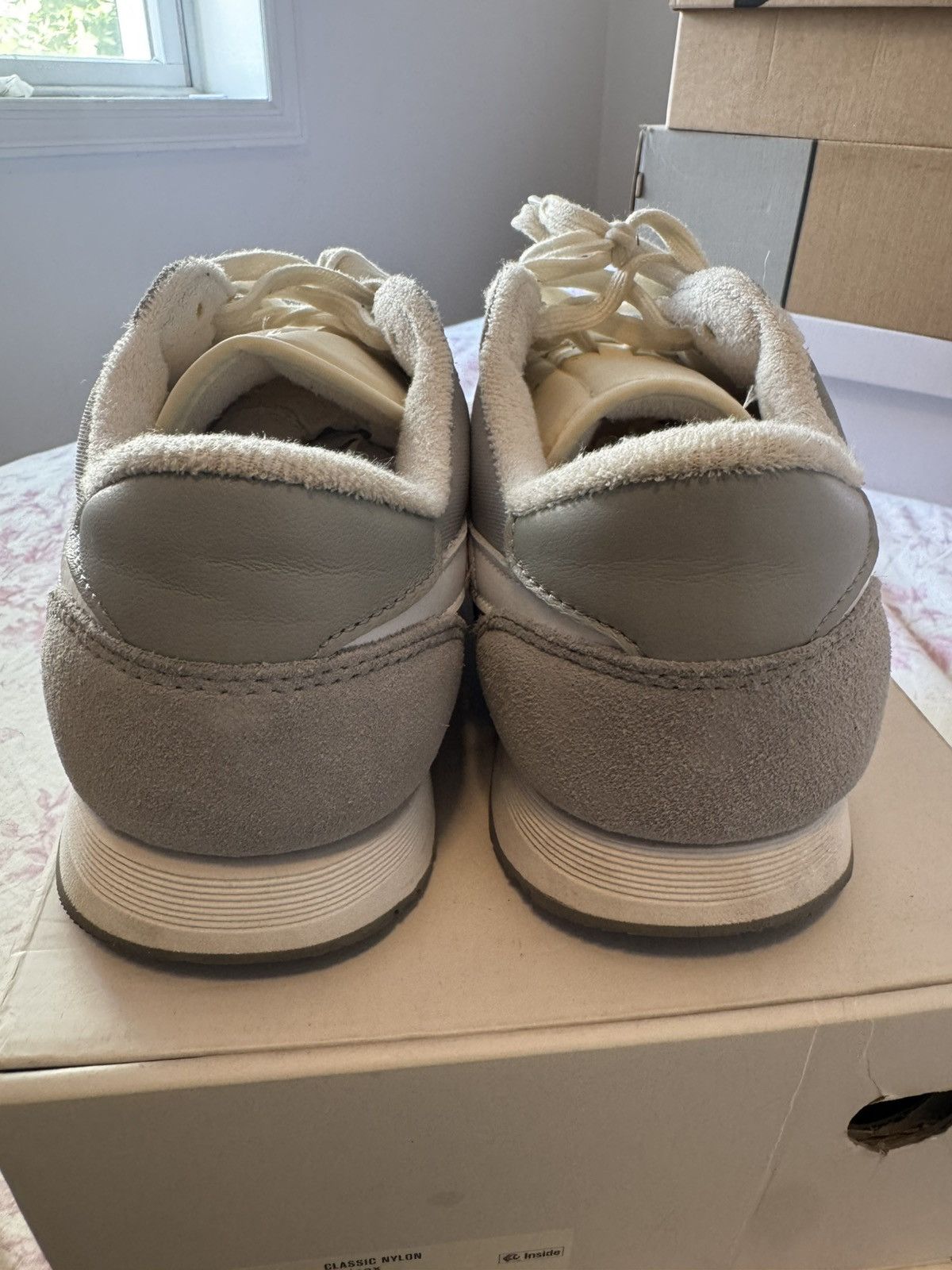 JJJJound × Reebok Reebok x JJJJound Classic Nylon Gray White Sneaker Men Size US 10 / EU 43 - 3 Thumbnail