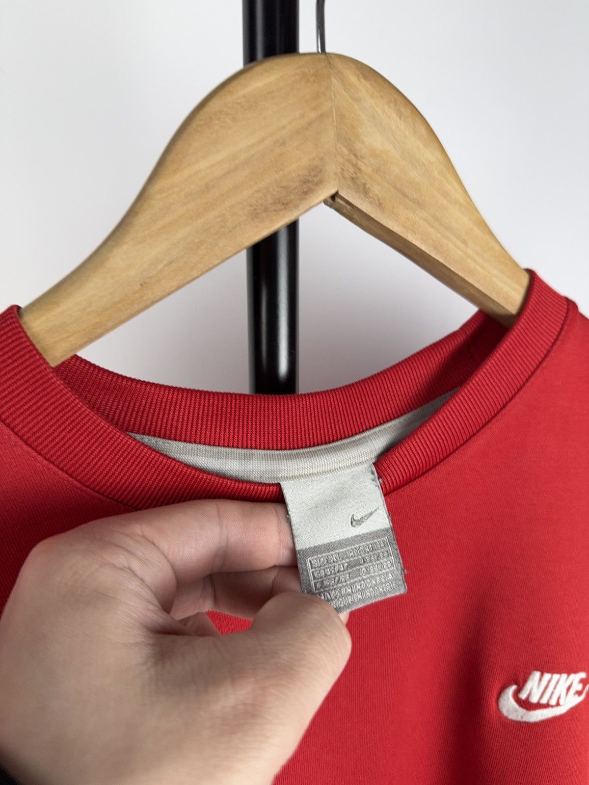 Nike × Vintage Vintage 90s 19USA71 Jersey 00s Nike Air Max red T-shirt Size US XL / EU 56 / 4 - 7 Thumbnail