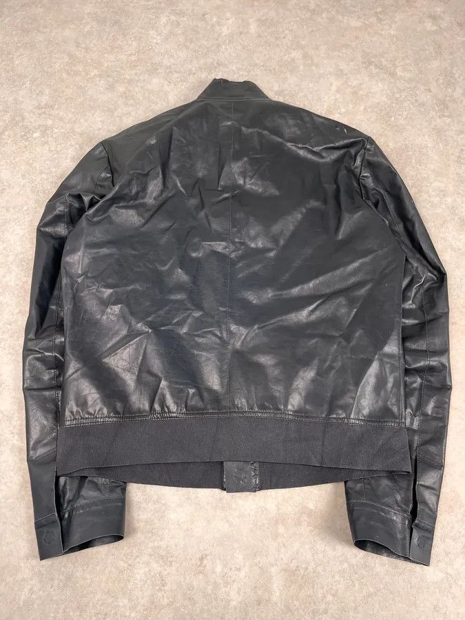 Emporio Armani FW2013 Emporio Armani Pure Grey Leather Jacket Size US M / EU 48-50 / 2 - 7 Thumbnail