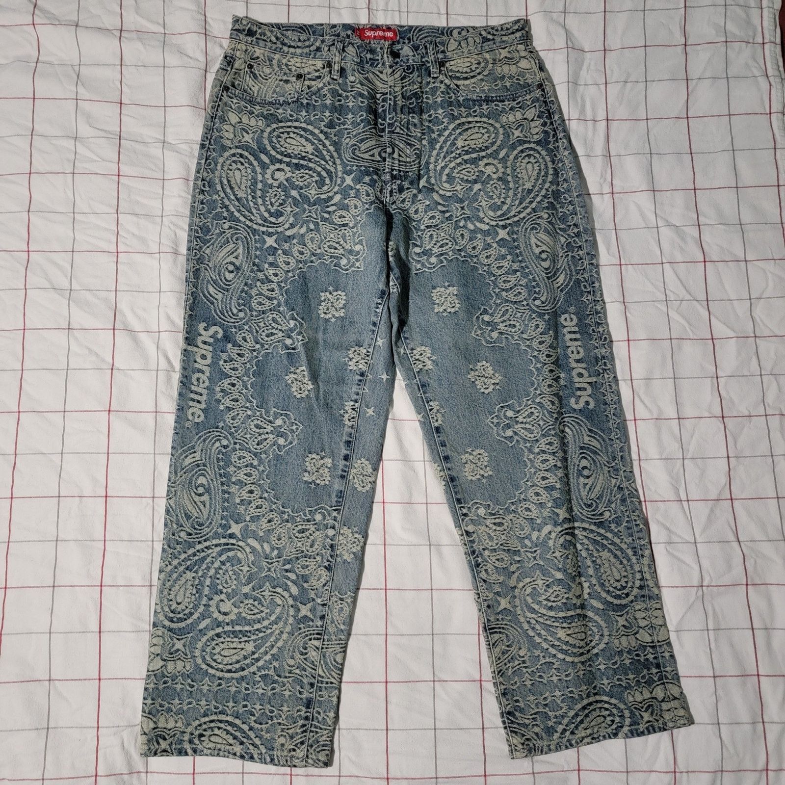 Supreme Supreme baggy jeans SS23 dirty indigo | Grailed