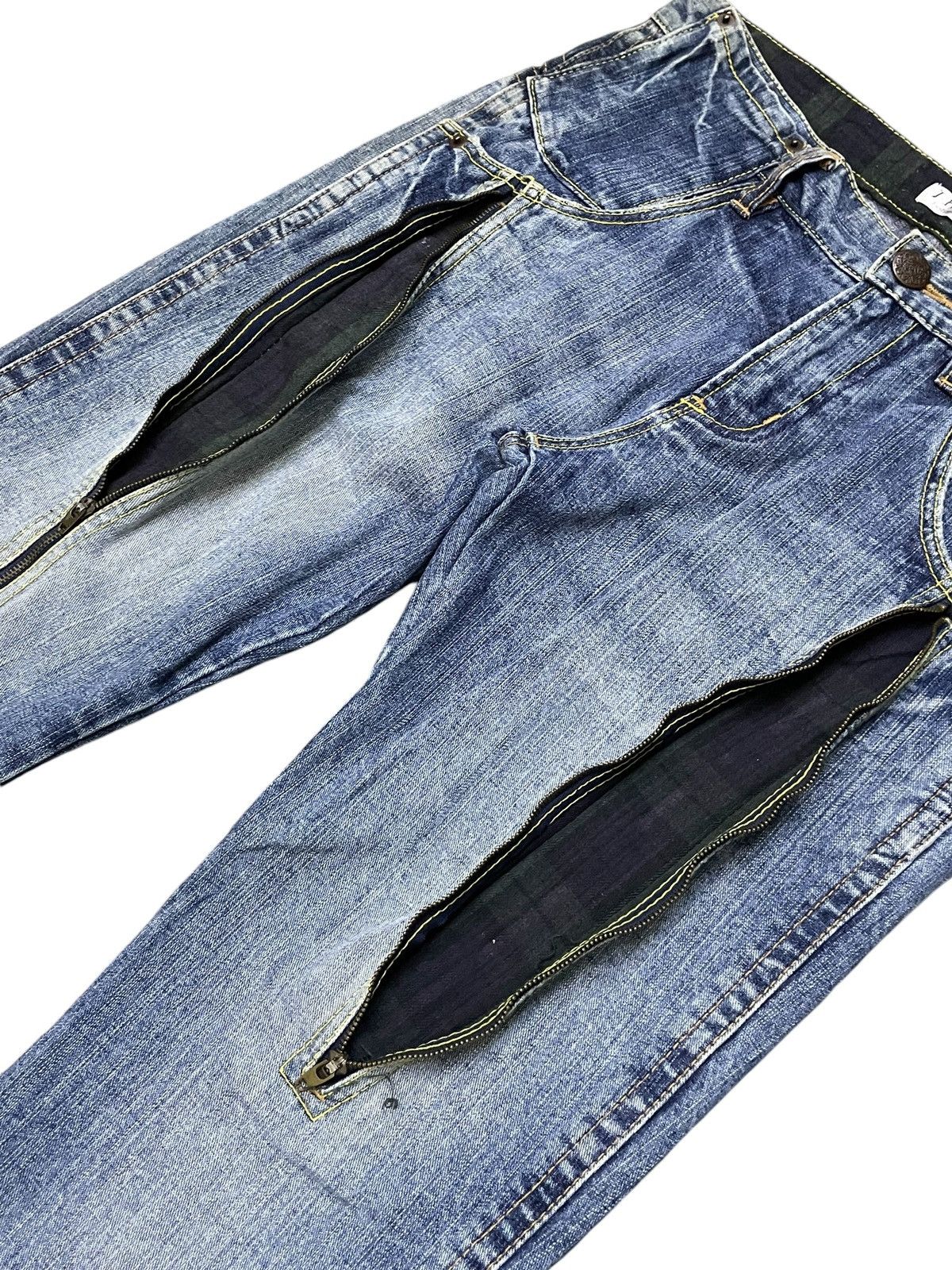 GOSTAR DE FUGA × Hysteric Glamour × Japanese Brand J honey Japan Zipper Pocket Undercover Style Jeans Size US 30 / EU 46 - 6 Thumbnail