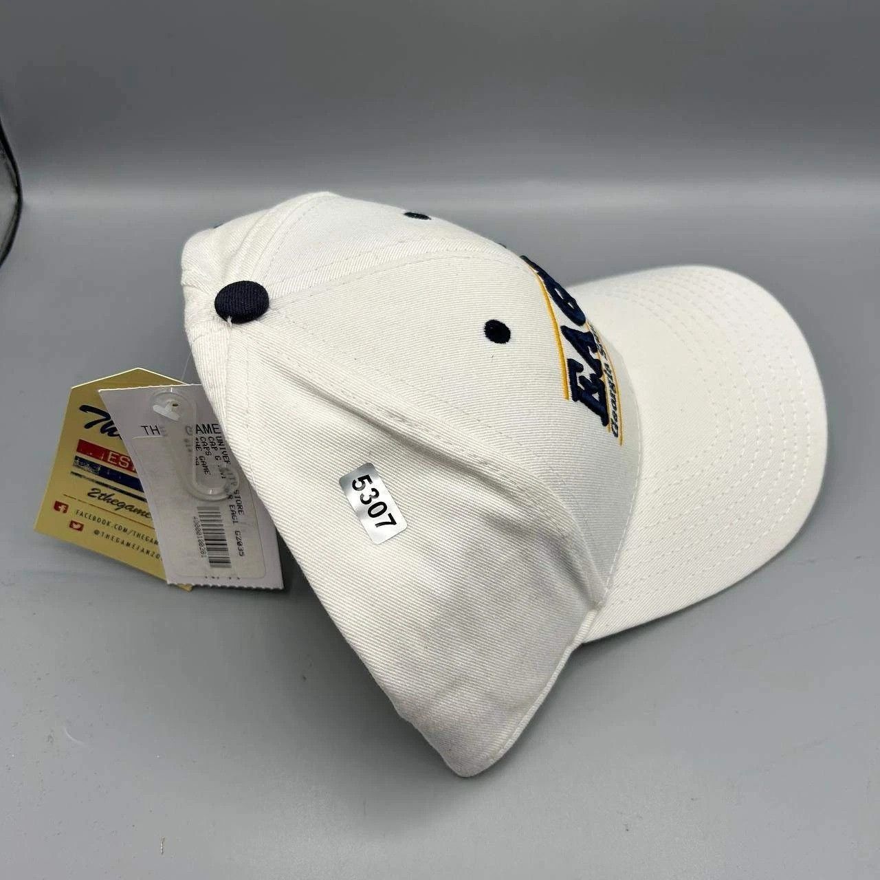 The Game Georgia Southern Eagles Hat Men White Snap Back Cotton Size ONE SIZE - 8 Thumbnail