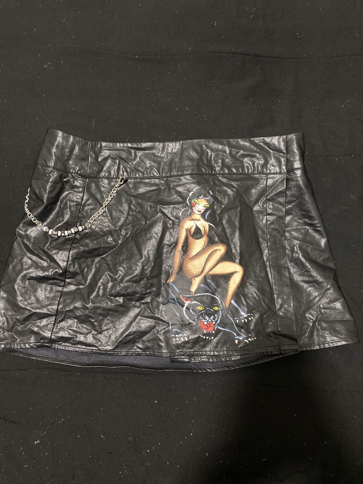 Ed Hardy Edhard graphic skirt Size 26" / US 2 / IT 38 - 1 Thumbnail