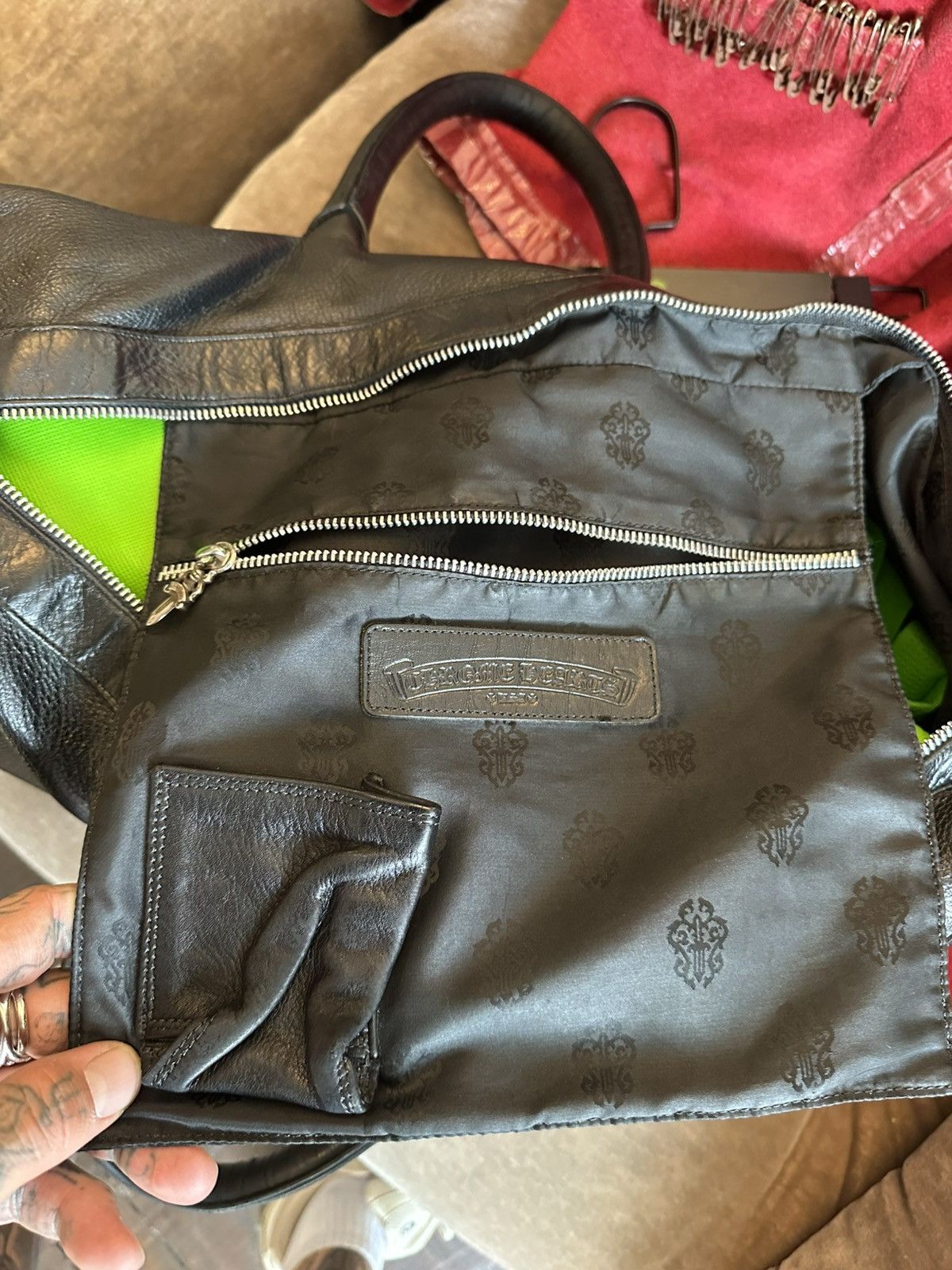 Chrome Hearts Chrome Hearts HUGE FLOODED CROSS BAG DUFFLE TRAVEL Size ONE SIZE - 11 Thumbnail