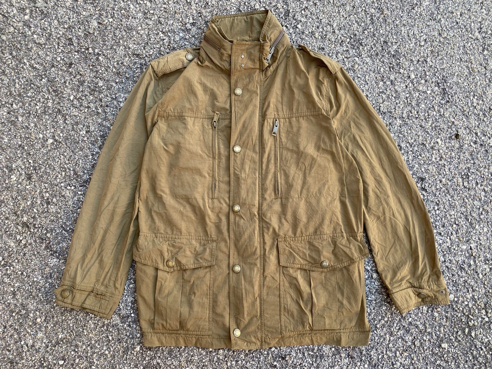 Burberry Burberry Vintage Military Jacket with Packable Hoodie Size US L / EU 52-54 / 3 - 1 Thumbnail