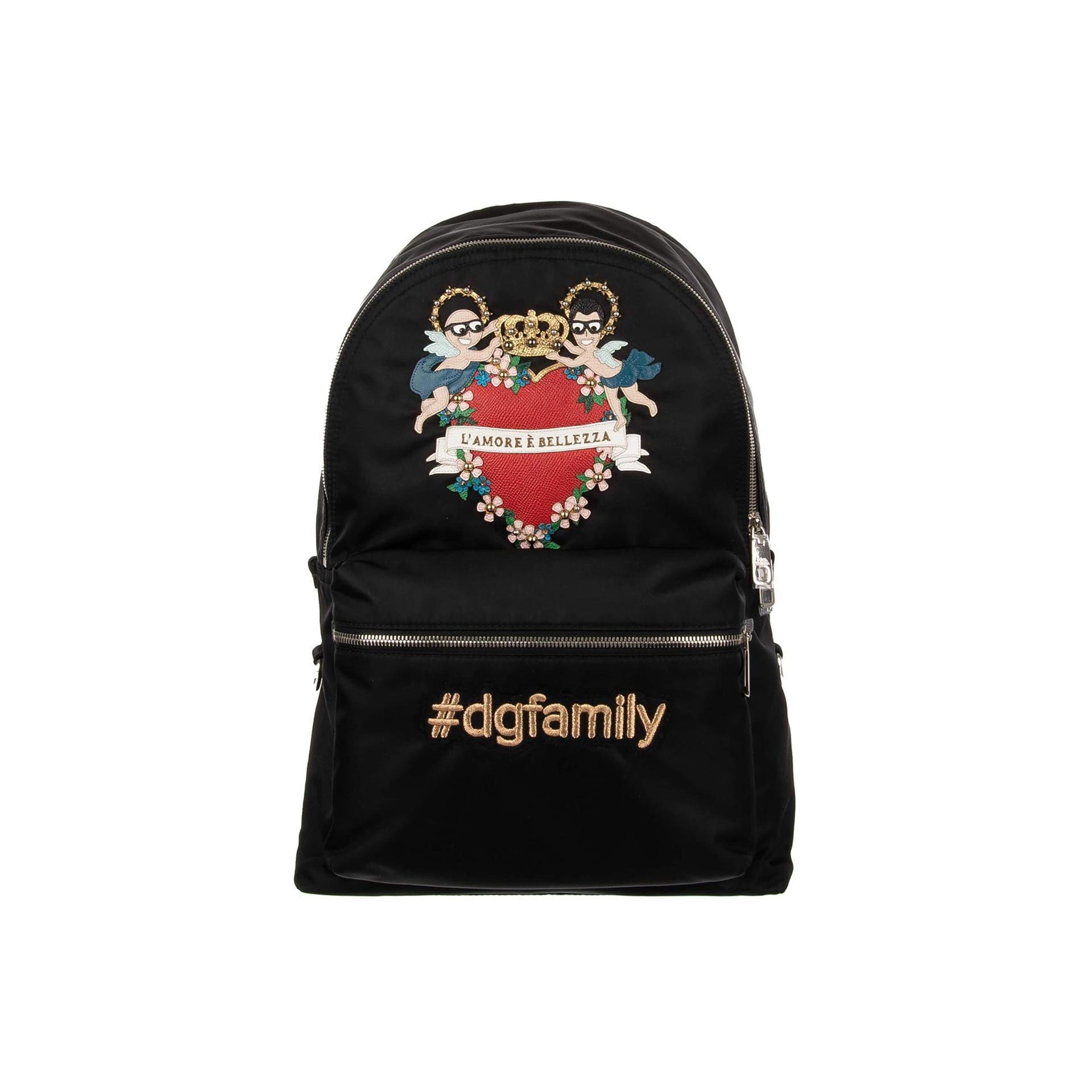 Dolce & Gabbana o1y0125 Size : OS / Logo Backpack in Black Size ONE SIZE - 1 Thumbnail