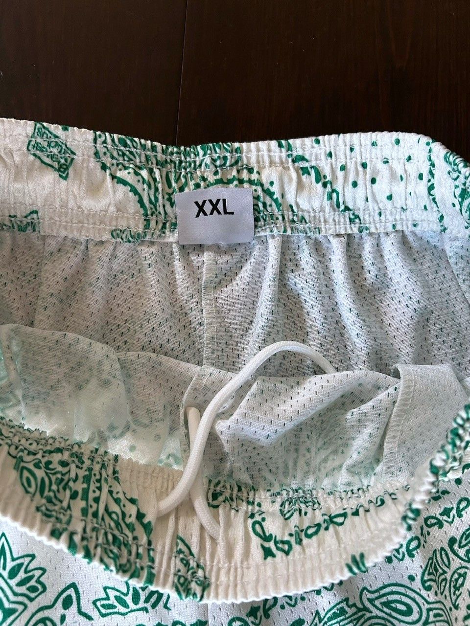 Bravest Studios Bravest Studios Green Porcelain Mesh Shorts XXL Size US 37 - 4 Thumbnail