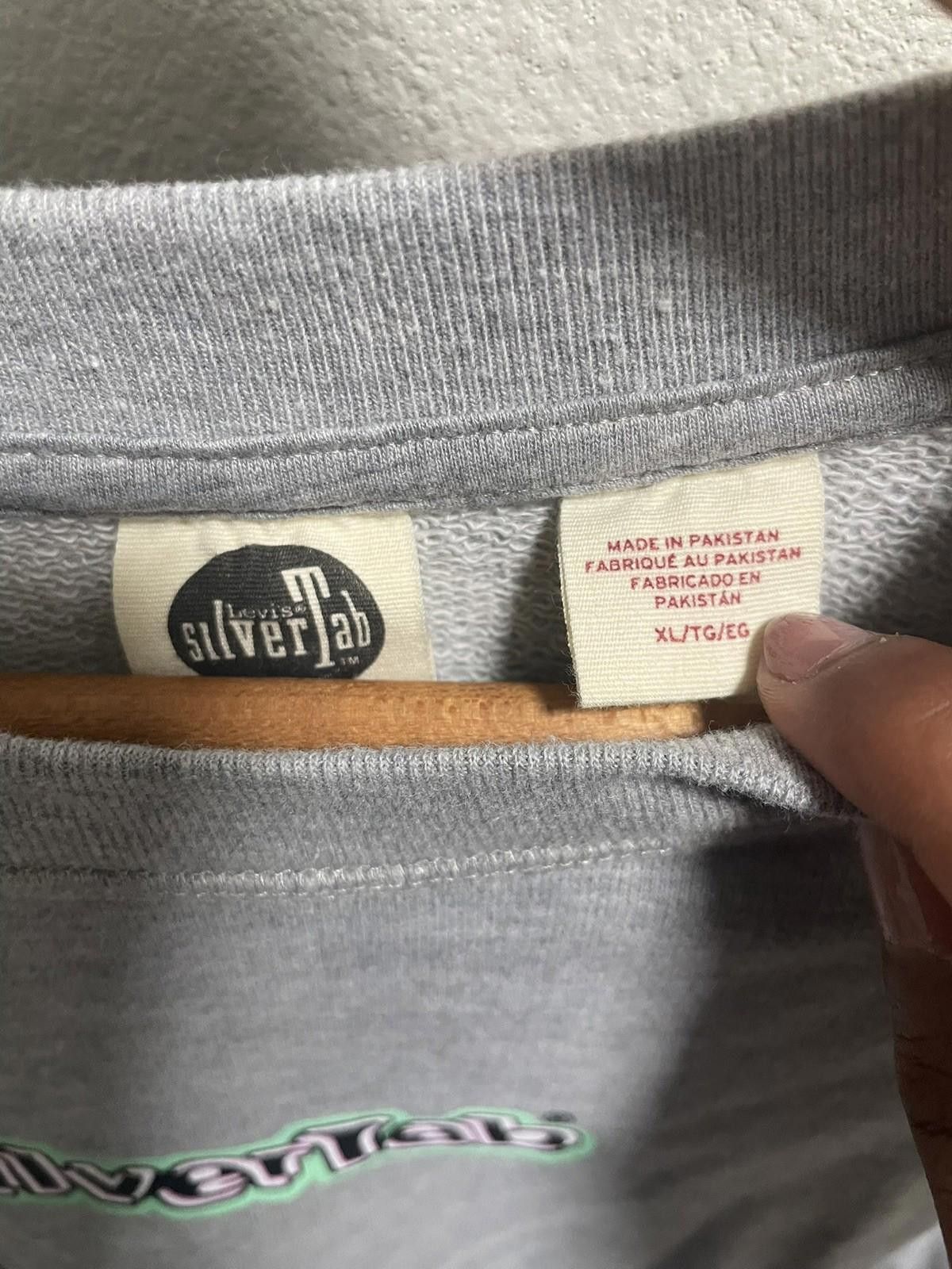 Levi's Levi's SilverTab Sweatshirt XL Crewneck Spell Out Fleece Size US XL / EU 56 / 4 - 2 Thumbnail