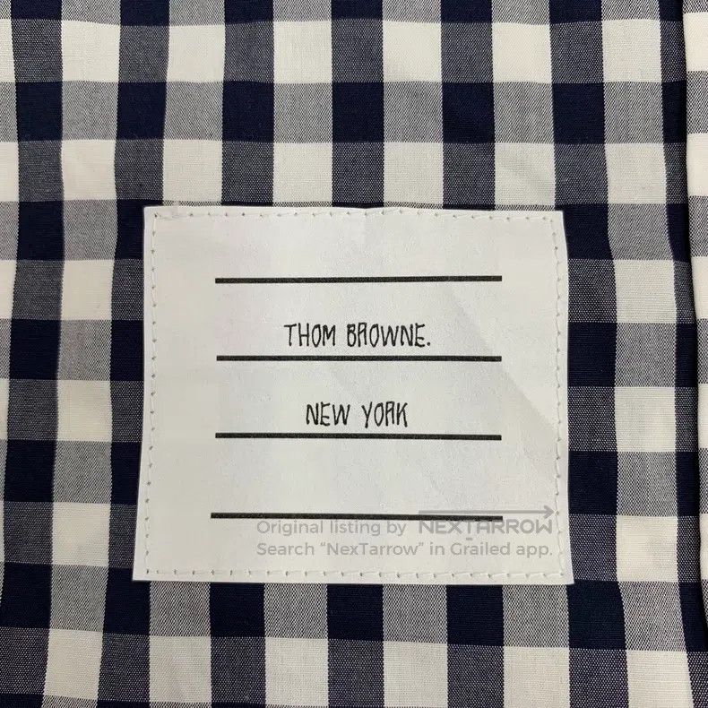 Thom Browne Thom Browne Turn-down single-breasted long-sleeve shirt Size US S / EU 44-46 / 1 - 5 Thumbnail