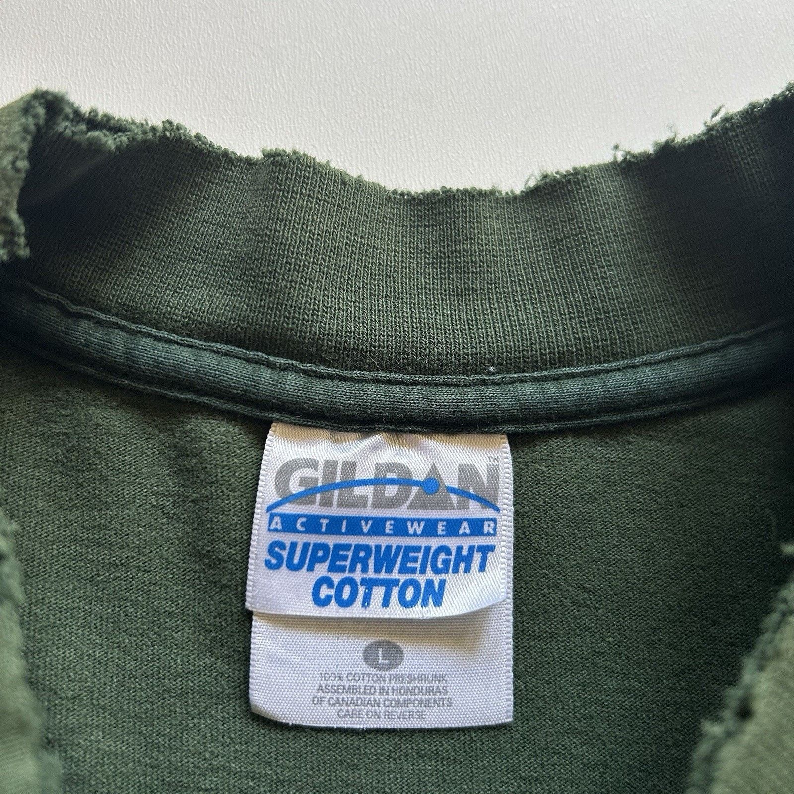 Gildan × Vintage Vintage US Marine Shirt Long Sleeve Large Rifle Team Gun Art Size US L / EU 52-54 / 3 - 11 Thumbnail