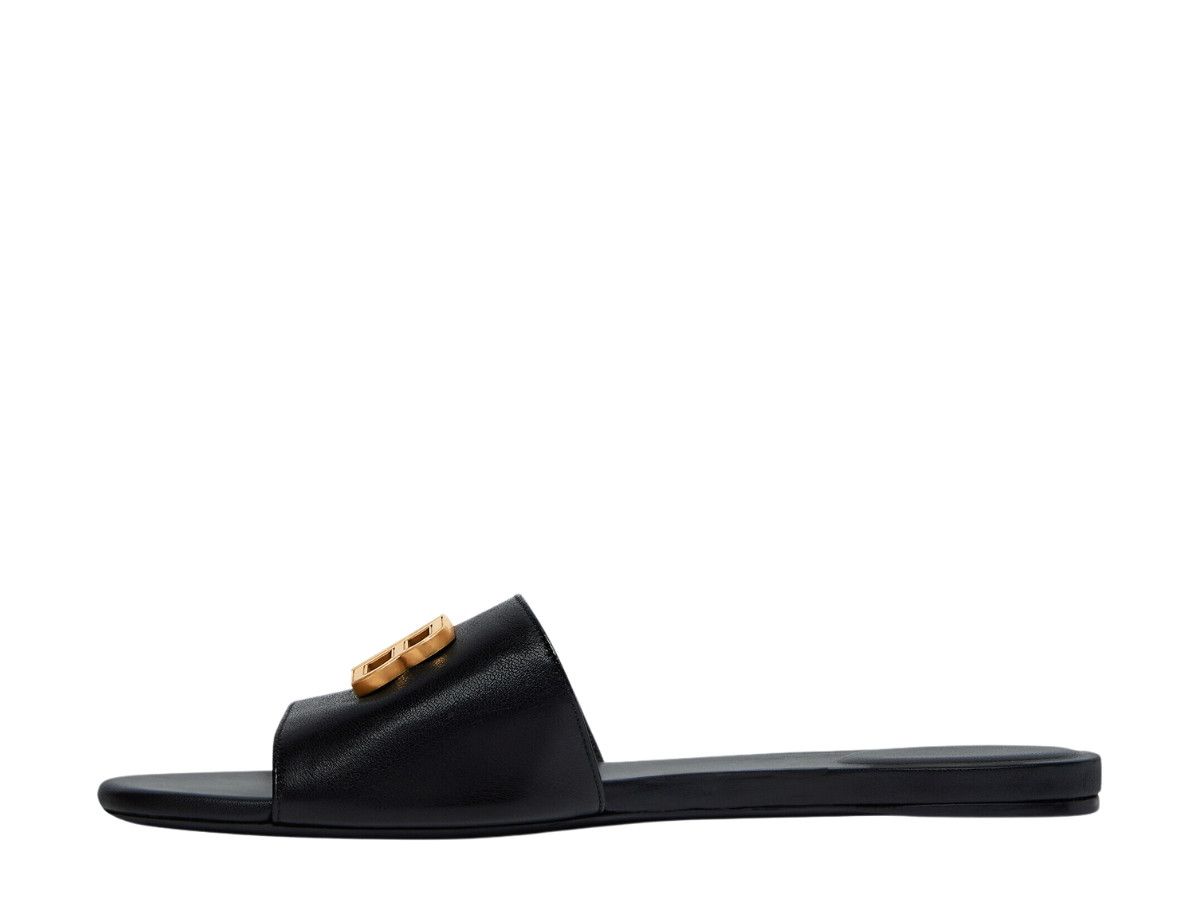 Balenciaga o1la1rc1a1024 Groupie Sandals in Black/Gold Size US 6 / IT 36 - 2 Thumbnail