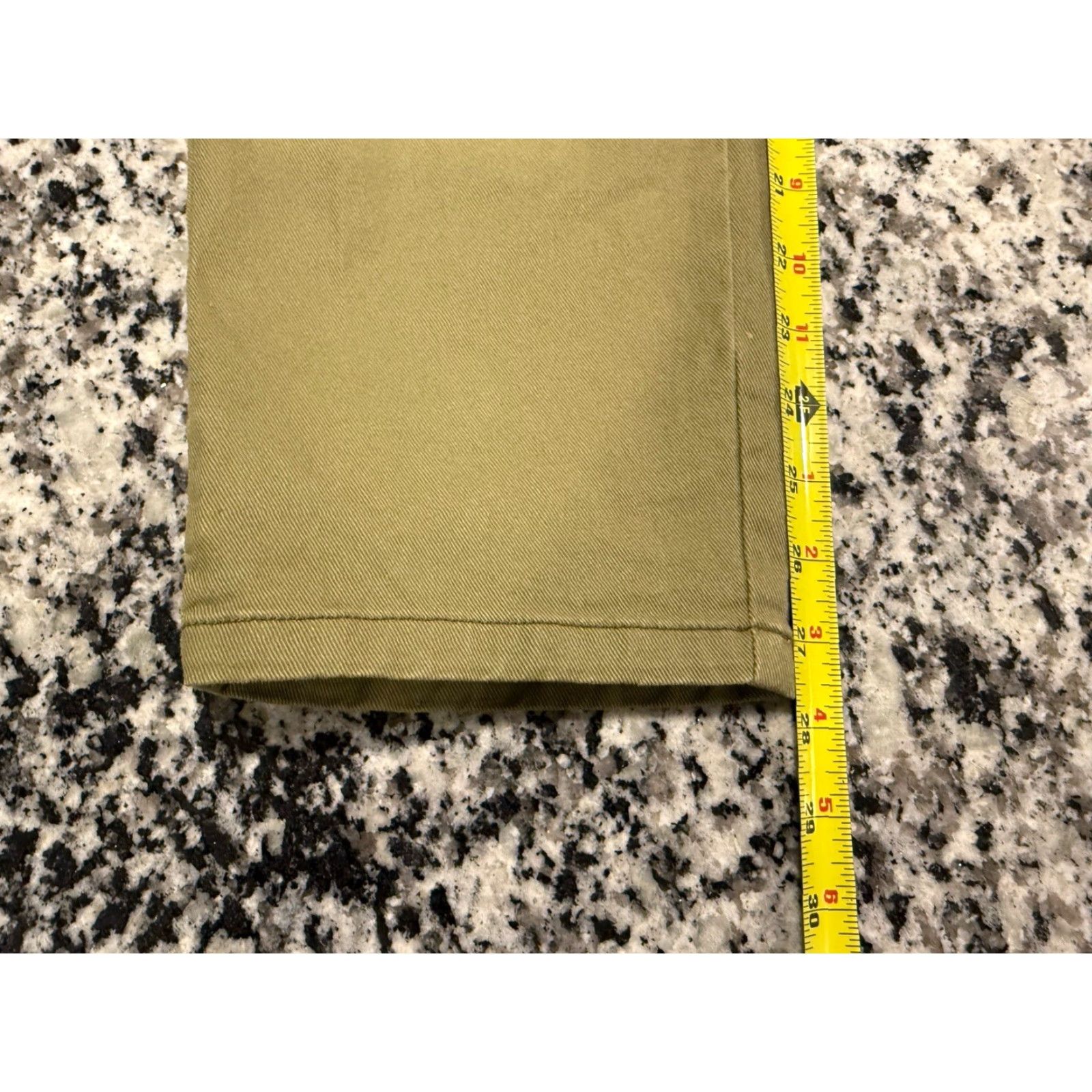 Quince Quince Cargo Pants Womens Green Cotton Blend 26x27.5 Cargo Crop Straight Mens Womens? Size 26" / US 2 / IT 38 - 3 Thumbnail