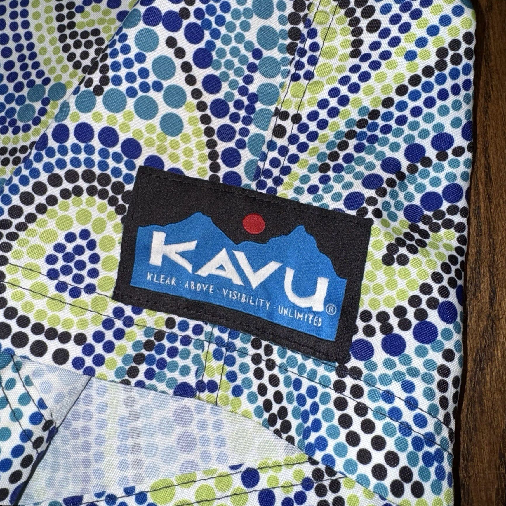 KAVU VINTAGE KAVU Shorts Mens XL Belted Mosaic Blue Green Hiking Climbing USA Size US 36 / EU 52 - 3 Thumbnail