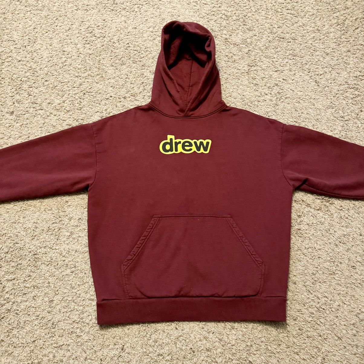 Rap Tees BURGUNDY DREW HOUSE HOODIE! Size US XL / EU 56 / 4 - 2 Thumbnail