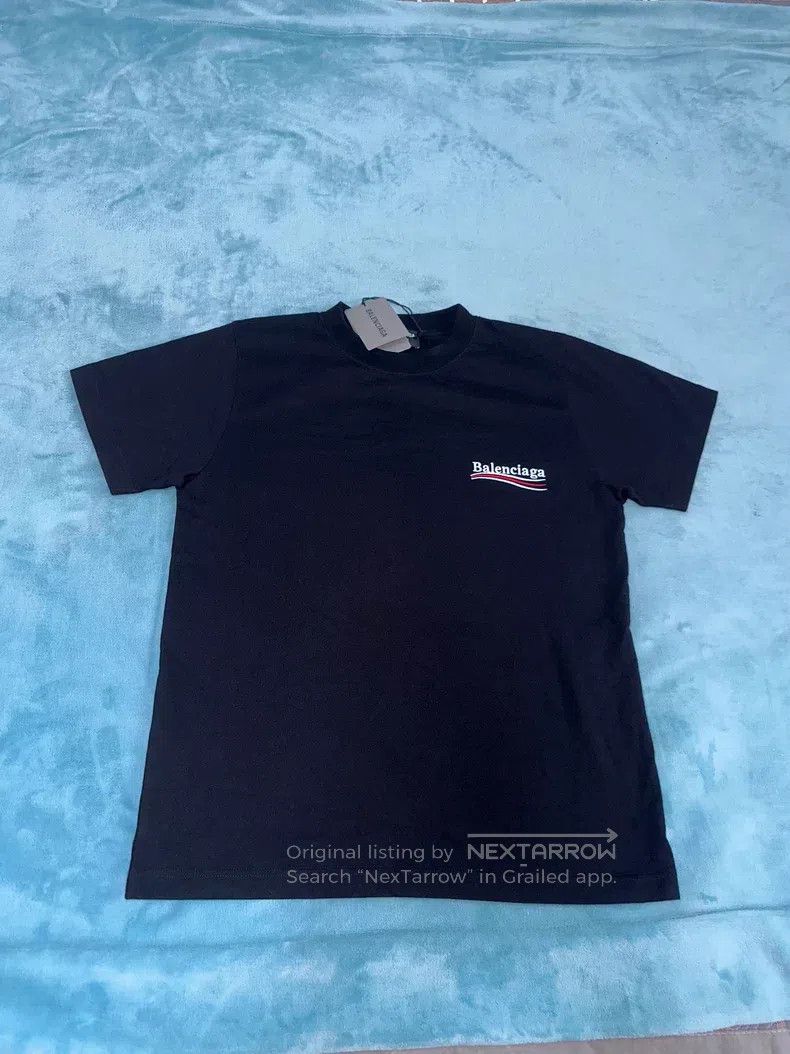 Balenciaga Balenciaga Coke Print Logo Embroidered Short-Sleeve T-Shir Size US M / EU 48-50 / 2 - 1 Thumbnail