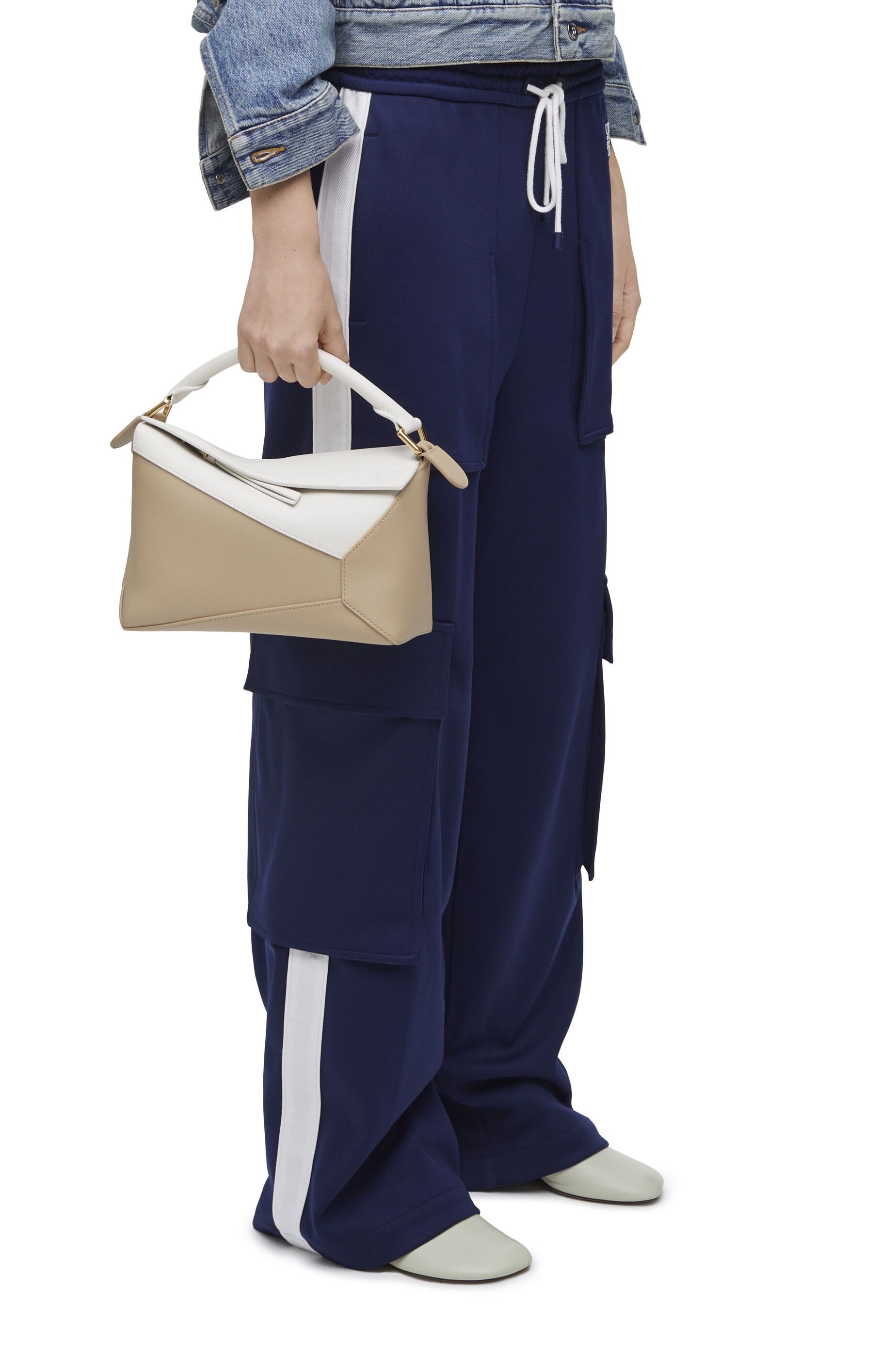 Loewe o1in1g0426 Size: OS / Small Puzzle Bag in Beige/White Size ONE SIZE - 2 Thumbnail