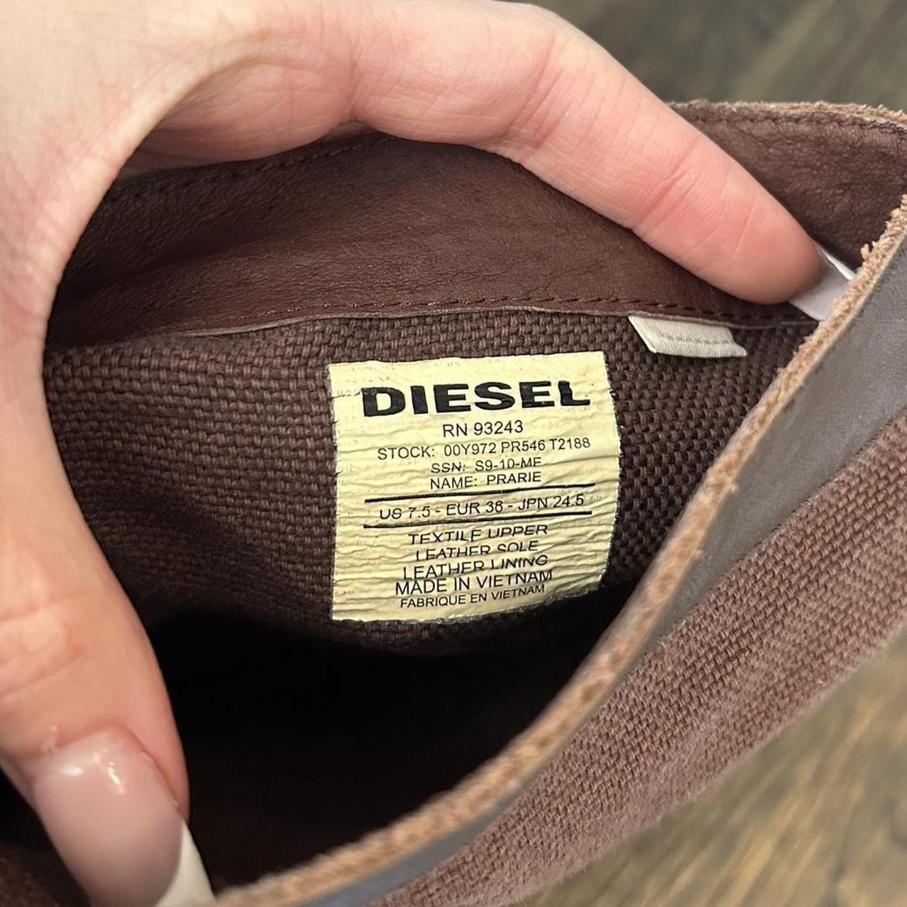 Diesel × Vintage brown diesel boots Size US 7.5 / IT 37.5 - 4 Thumbnail