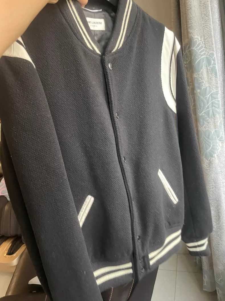 Saint Laurent Paris Saint Laurent Paris Classic baseball jacket-2506 Size US M / EU 48-50 / 2 - 2 Thumbnail