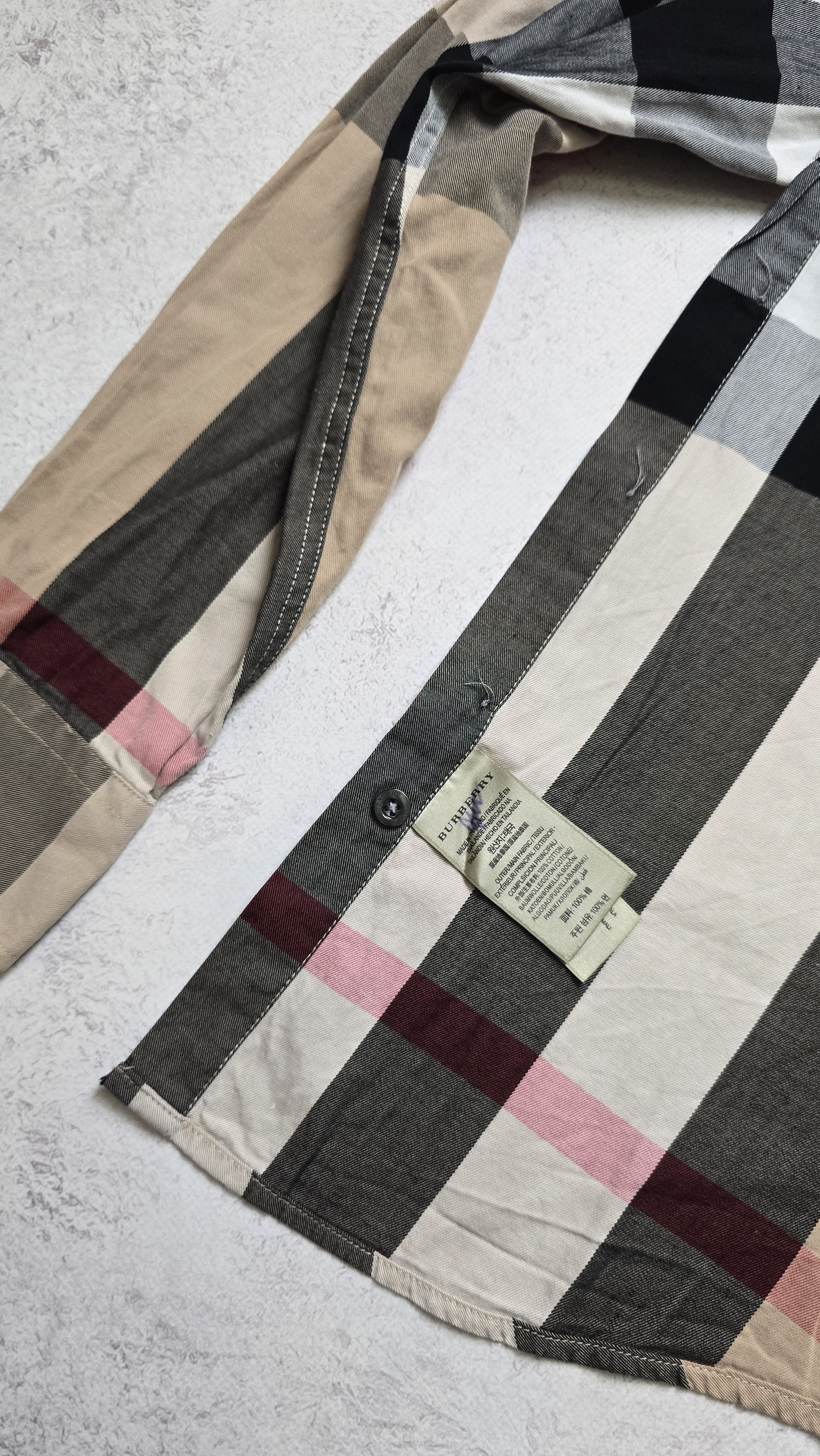 Burberry Burberry Nova Check Shirt Button Down Designer Luxury Size US XL / EU 56 / 4 - 15 Thumbnail