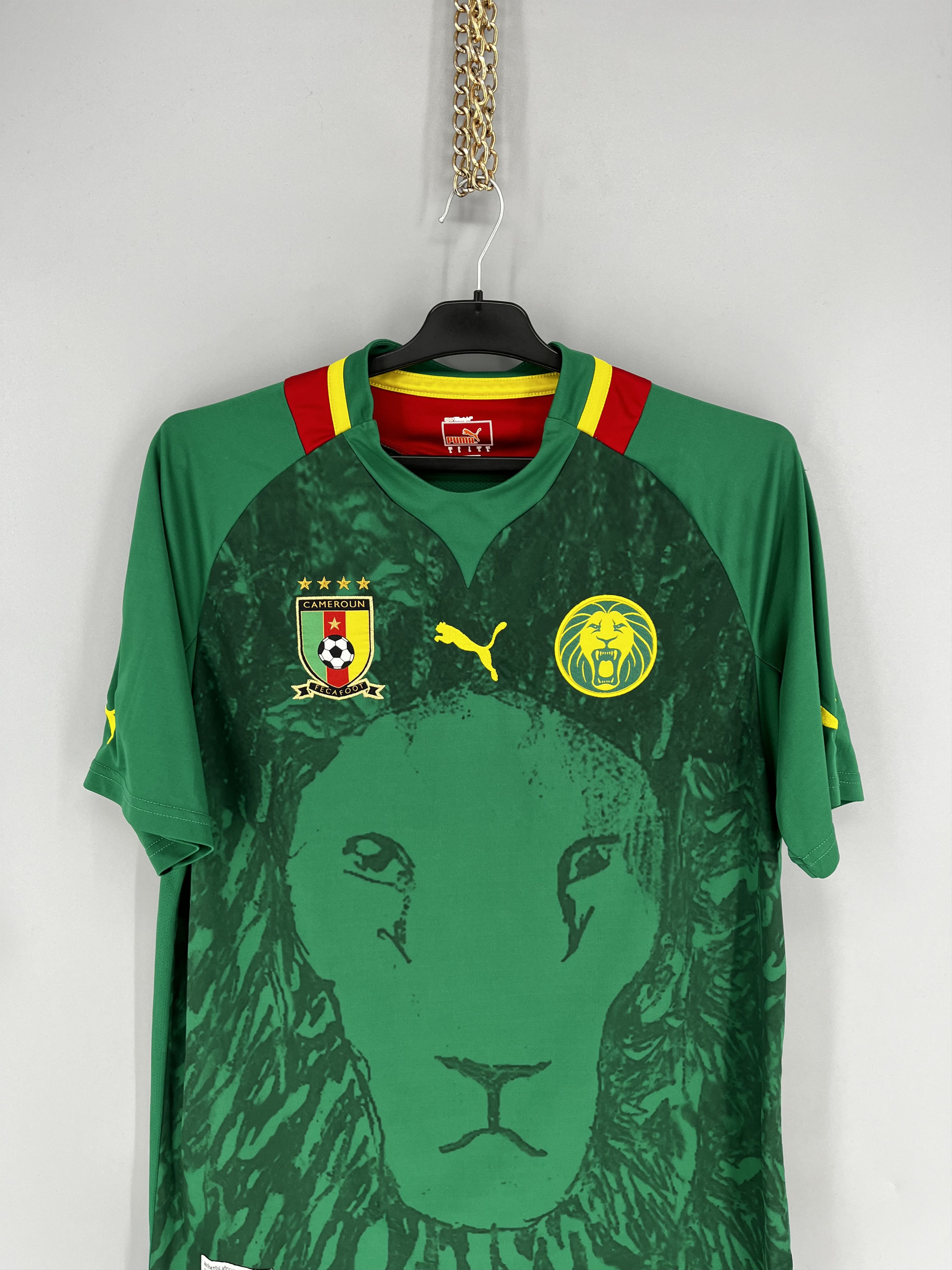 Puma CAMEROON 2012 2013 NATIONAL TEAM HOME FOOTBALL SHIRT SOCCER Size US M / EU 48-50 / 2 - 6 Thumbnail