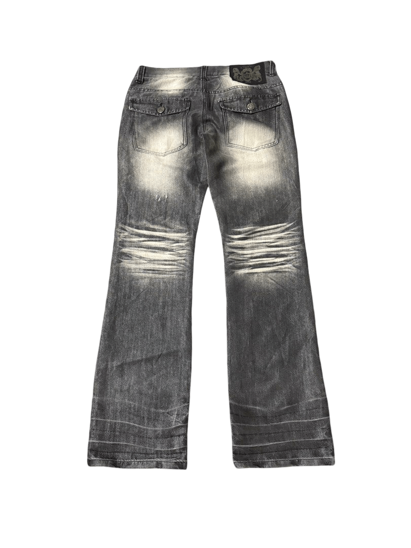 If Six Was Nine × Japanese Brand Flare Rusty Japanese Lowbox Jeans Size US 30 / EU 46 - 1 Thumbnail