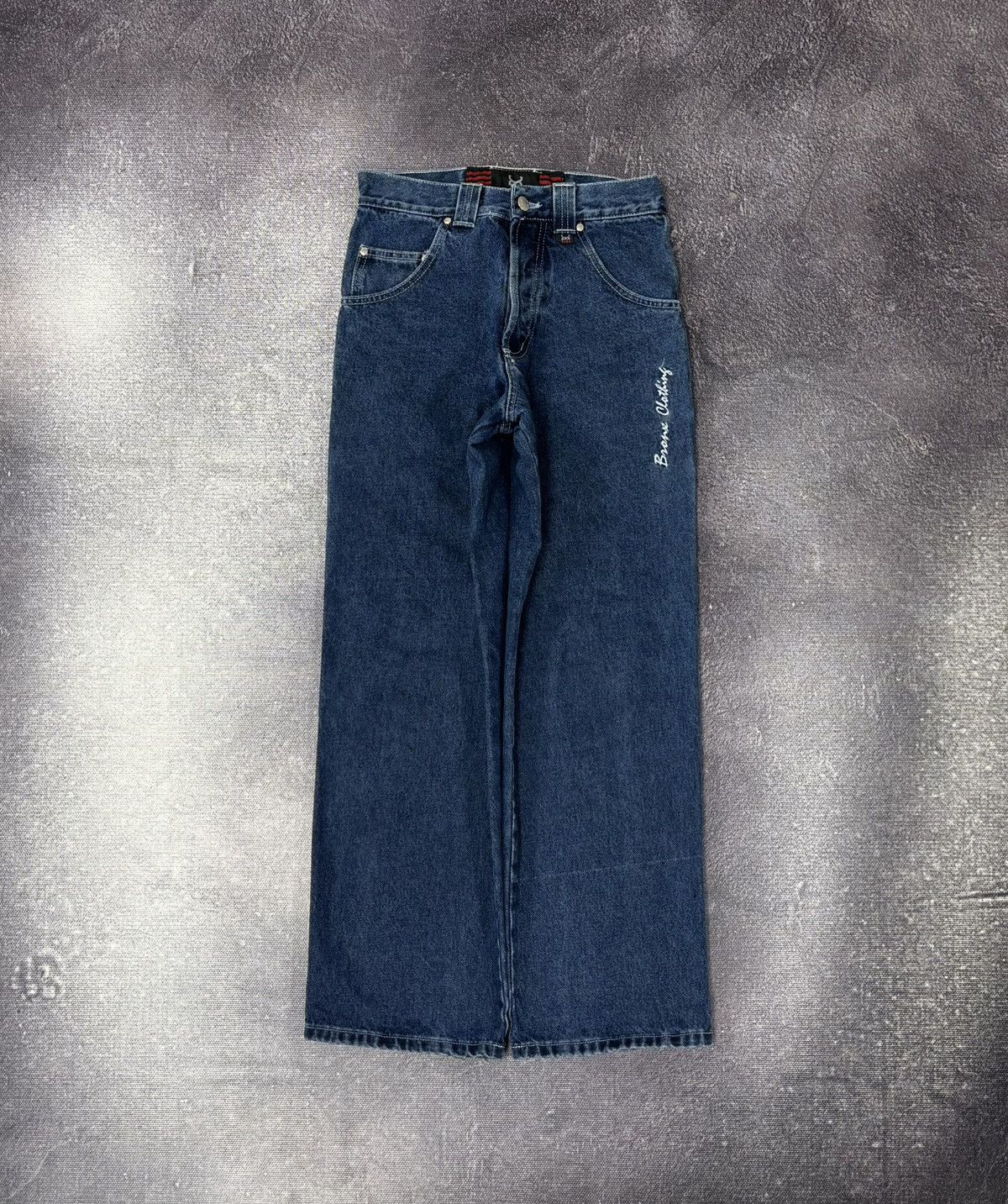 Other Vintage Bronx Clothing Y2K Skate Hype Blue Denim Baggy Jeans Size US 28 / EU 44 - 2 Thumbnail