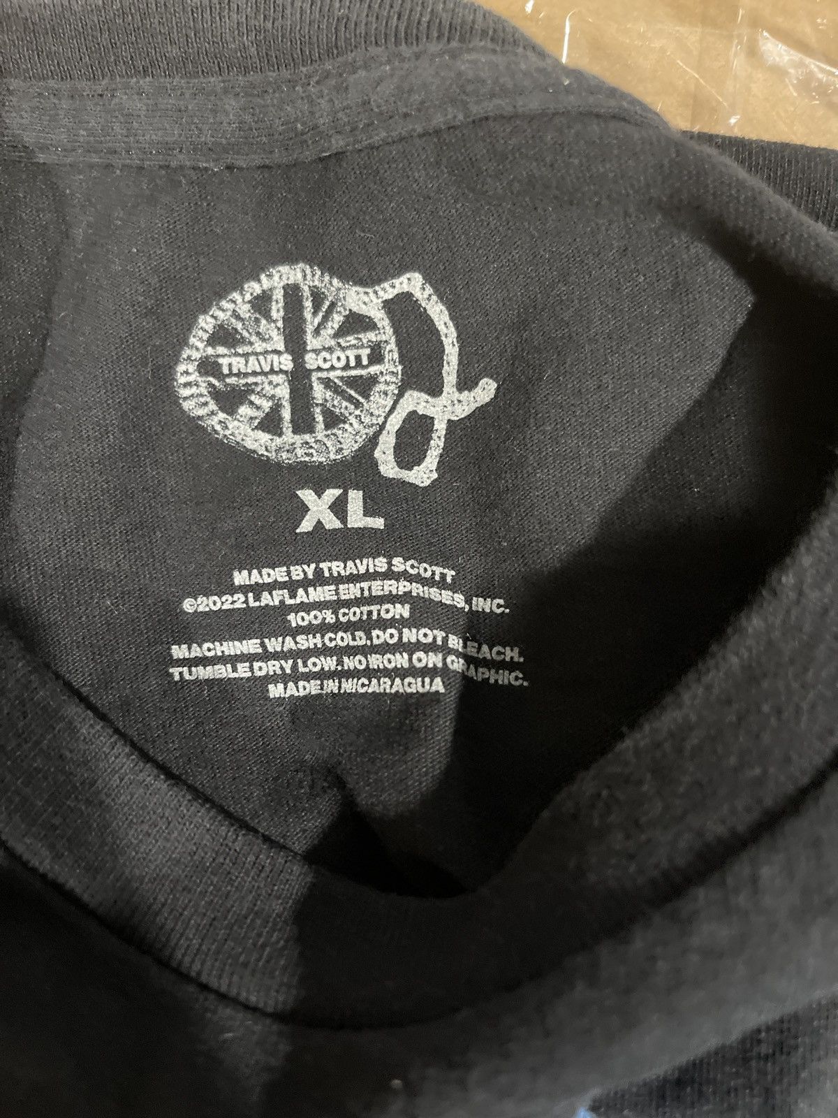 Travis Scott Travis Scott London Tour Union Jack tee size XL Size US XL / EU 56 / 4 - 3 Thumbnail