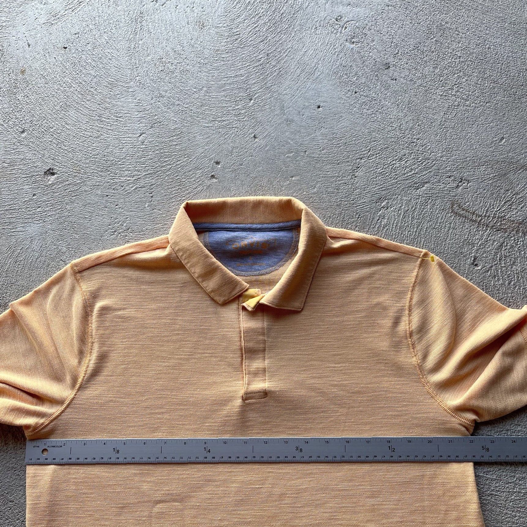 Orvis Orvis Polo Shirt Mens Large Orange Short Sleeve Collared Button Stretch Breathable Outdoor Fish Golf Walking Casual Travel Size US L / EU 52-54 / 3 - 7 Thumbnail
