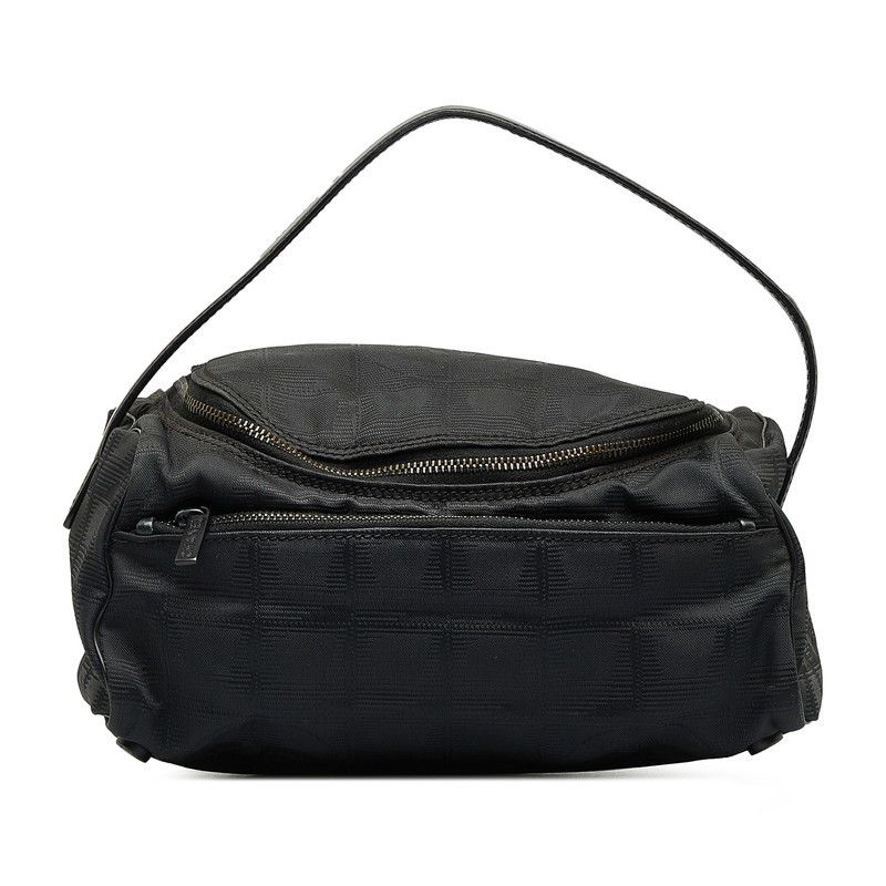 Chanel Chanel Chanel Nylon Leather New Travel Line Pouch Canvas Vanity Bag in Very Good Condition Size ONE SIZE - 1 Thumbnail