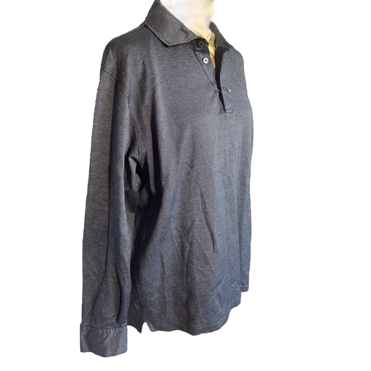 Ermenegildo Zegna Ermenegildo Zegna Cotton & Silk Polo Shirt new Size L Size US L / EU 52-54 / 3 - 3 Thumbnail