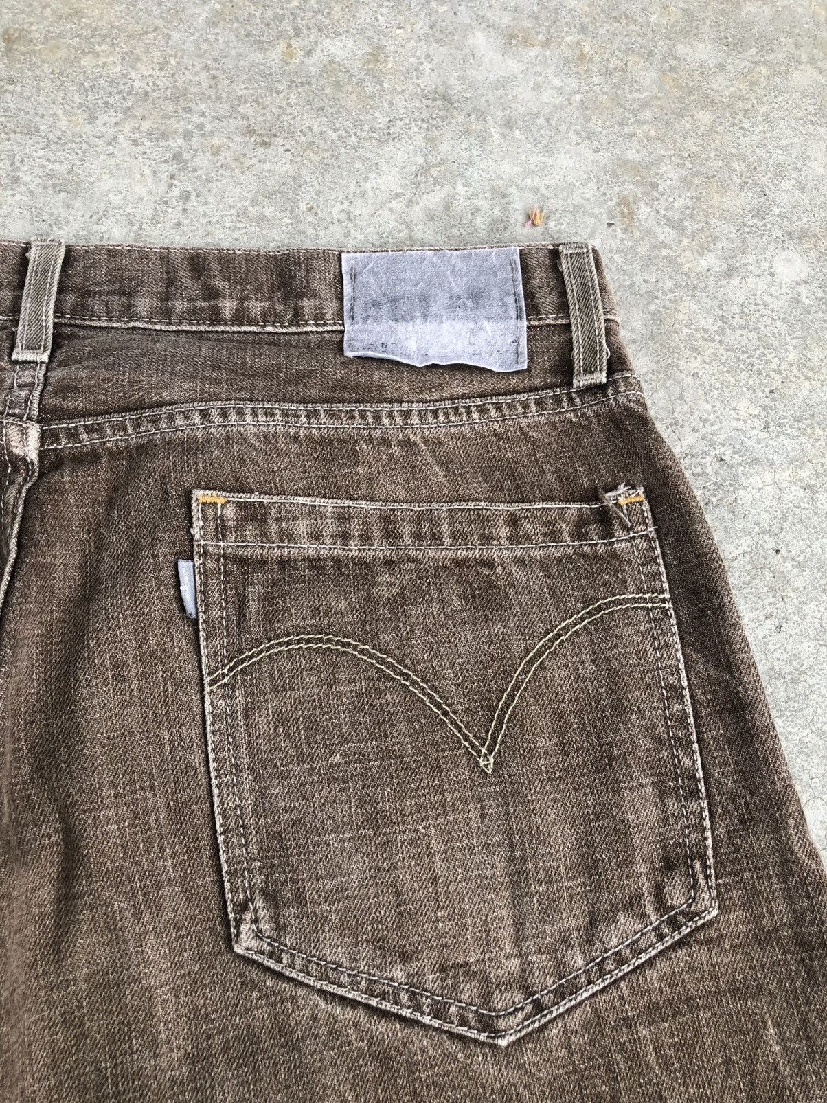 Levi's Baggy Levi’s Silvertab Distressed Jeans Size US 35 - 17 Thumbnail