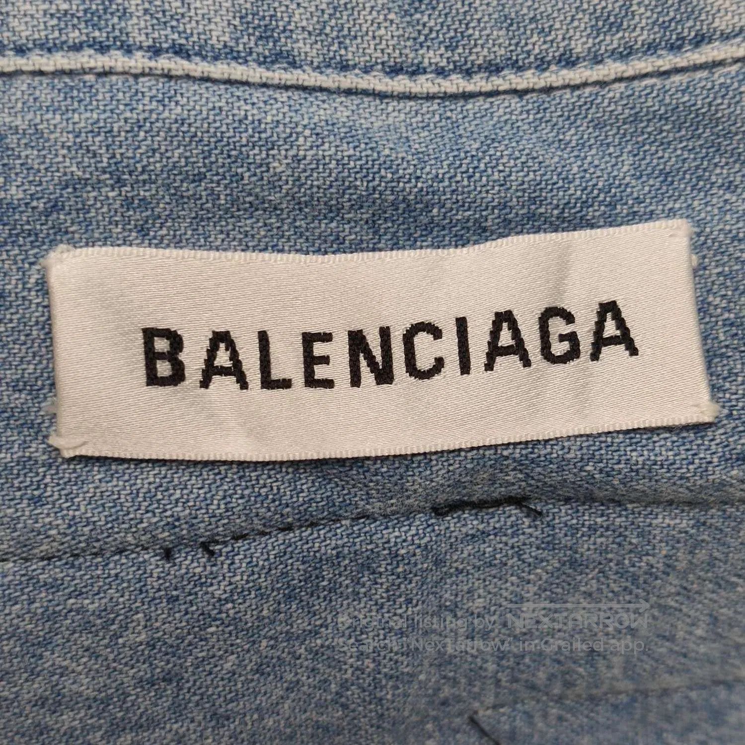Balenciaga Balenciaga Denim Button. Size US XS / EU 42 / 0 - 5 Thumbnail