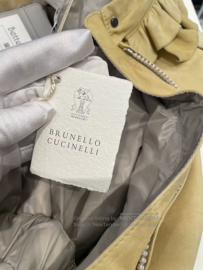 Brunello Cucinelli Brunello Cucinelli Lemon Yellow Leather Vest Size XS / US 0-2 / IT 36-38 - 3 Thumbnail