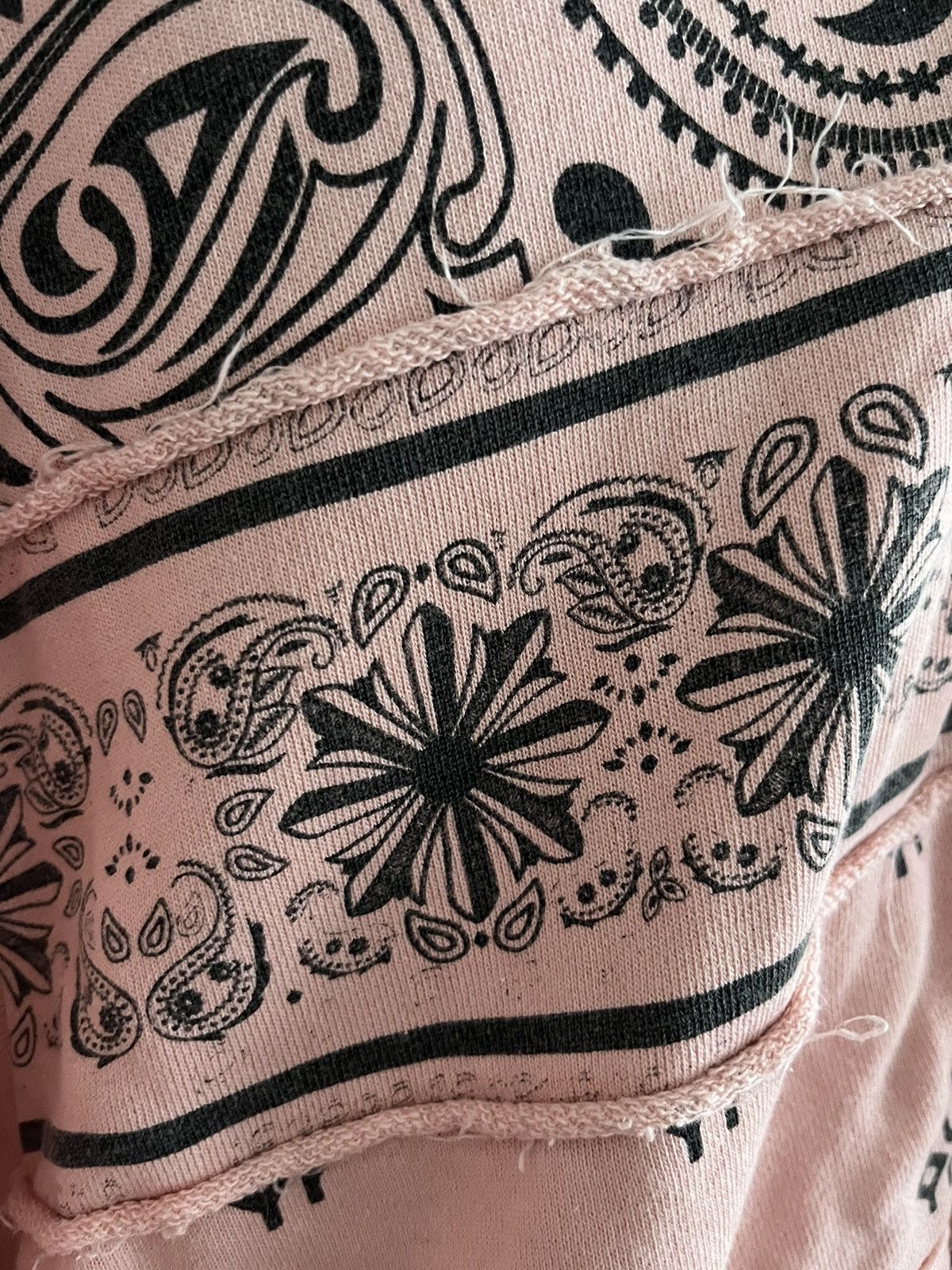 Jaded London BNWT JADED LONDON PINK BANDANA PAISLEY ZIP HOODIE Size US L / EU 52-54 / 3 - 8 Thumbnail