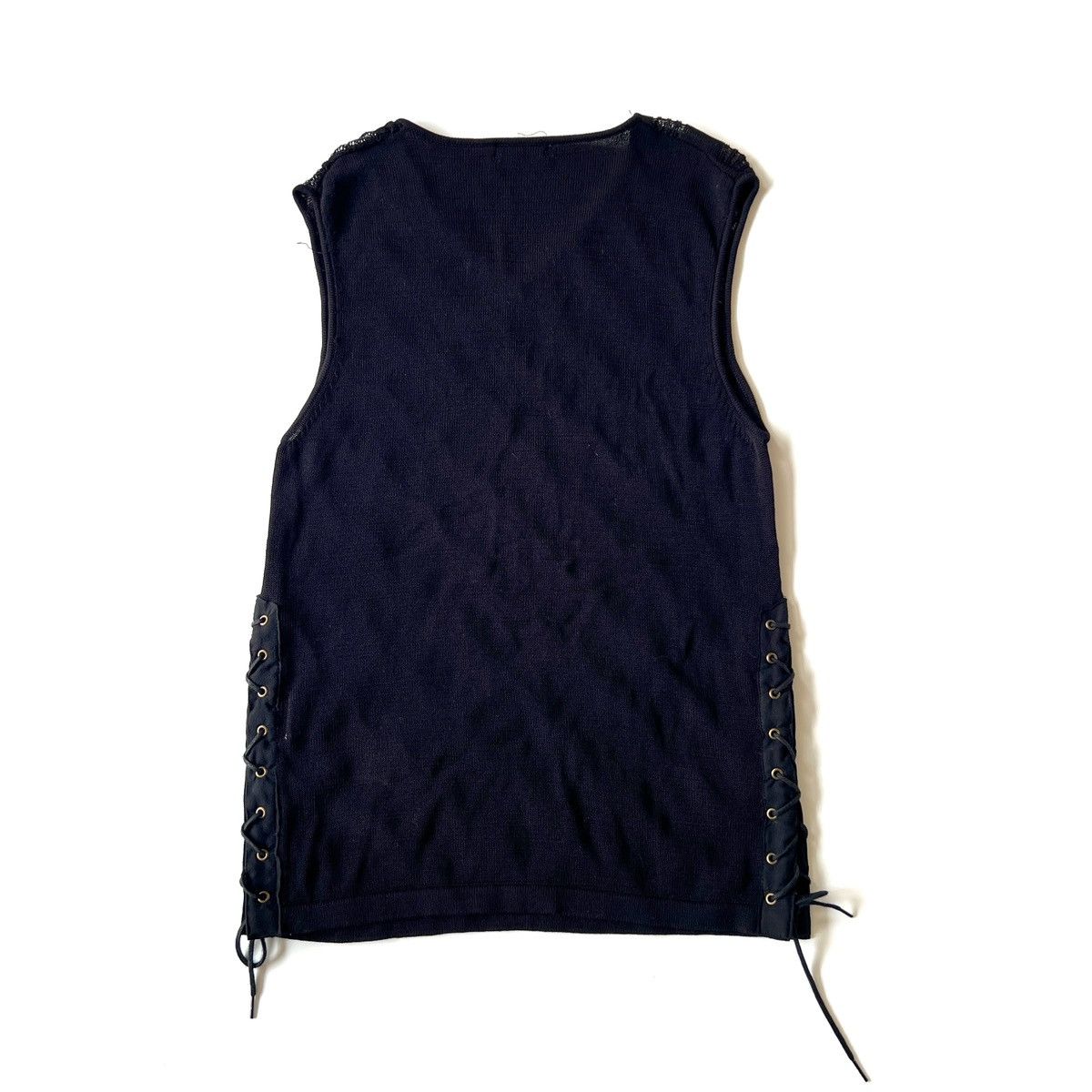 Japanese Brand Tornado Mart Black lace-up sleeveless Size US S / EU 44-46 / 1 - 5 Thumbnail