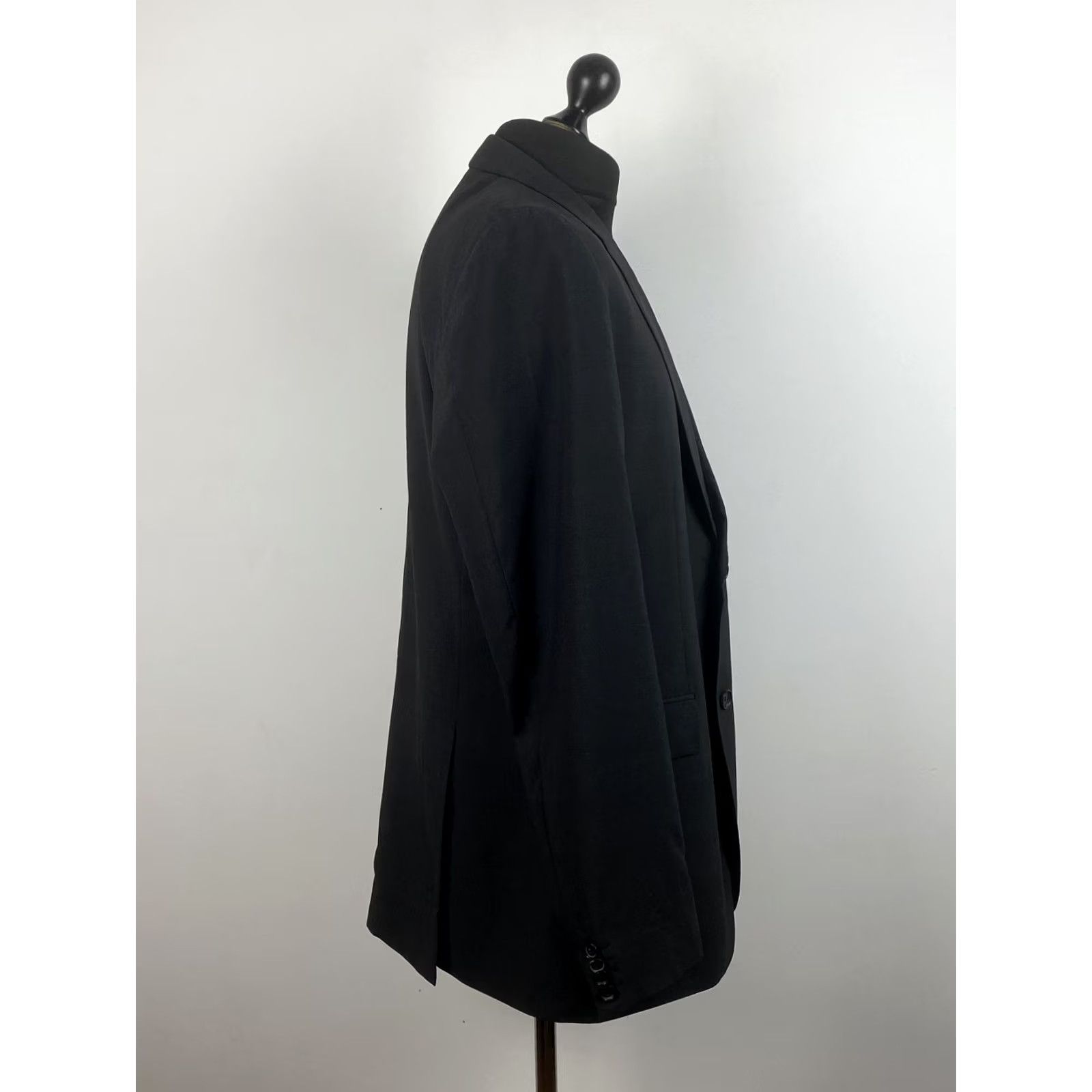 Hugo Boss Hugo Boss Blazer Jacket Wool Men dark grey tailored Size 46L regular Size 46R - 2 Thumbnail