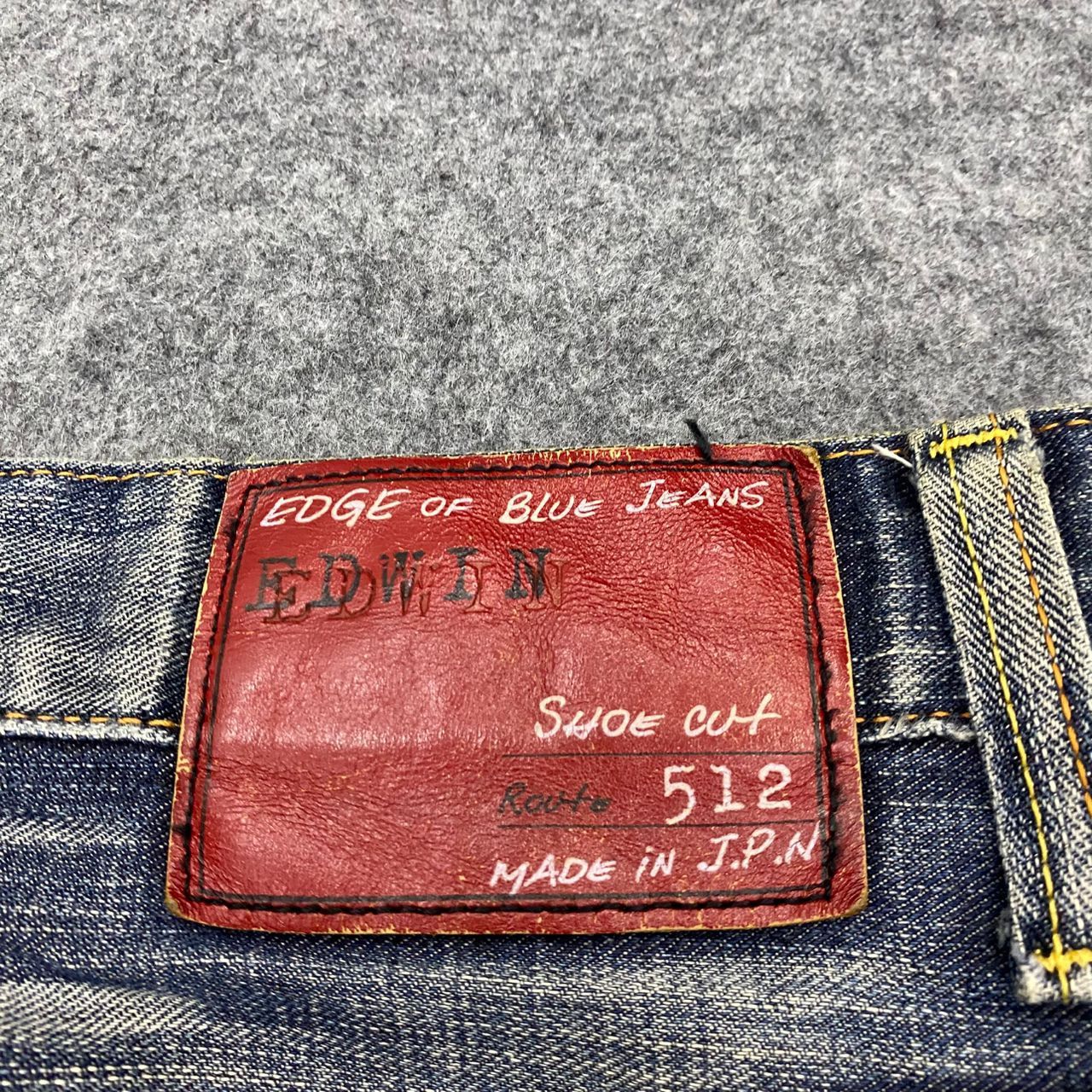 Edwin 💥Best Offer💥Vintage Edwin 512 Distressed Denim Size US 34 / EU 50 - 14 Thumbnail