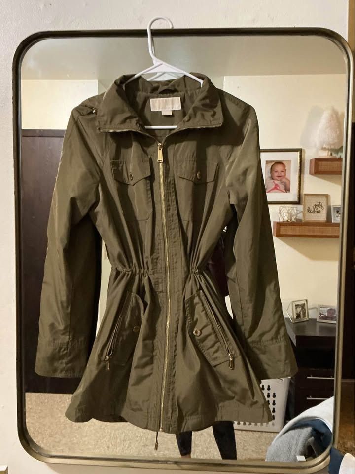 Michael Kors MK army green jacket Size S / US 4 / IT 40 - 1 Thumbnail