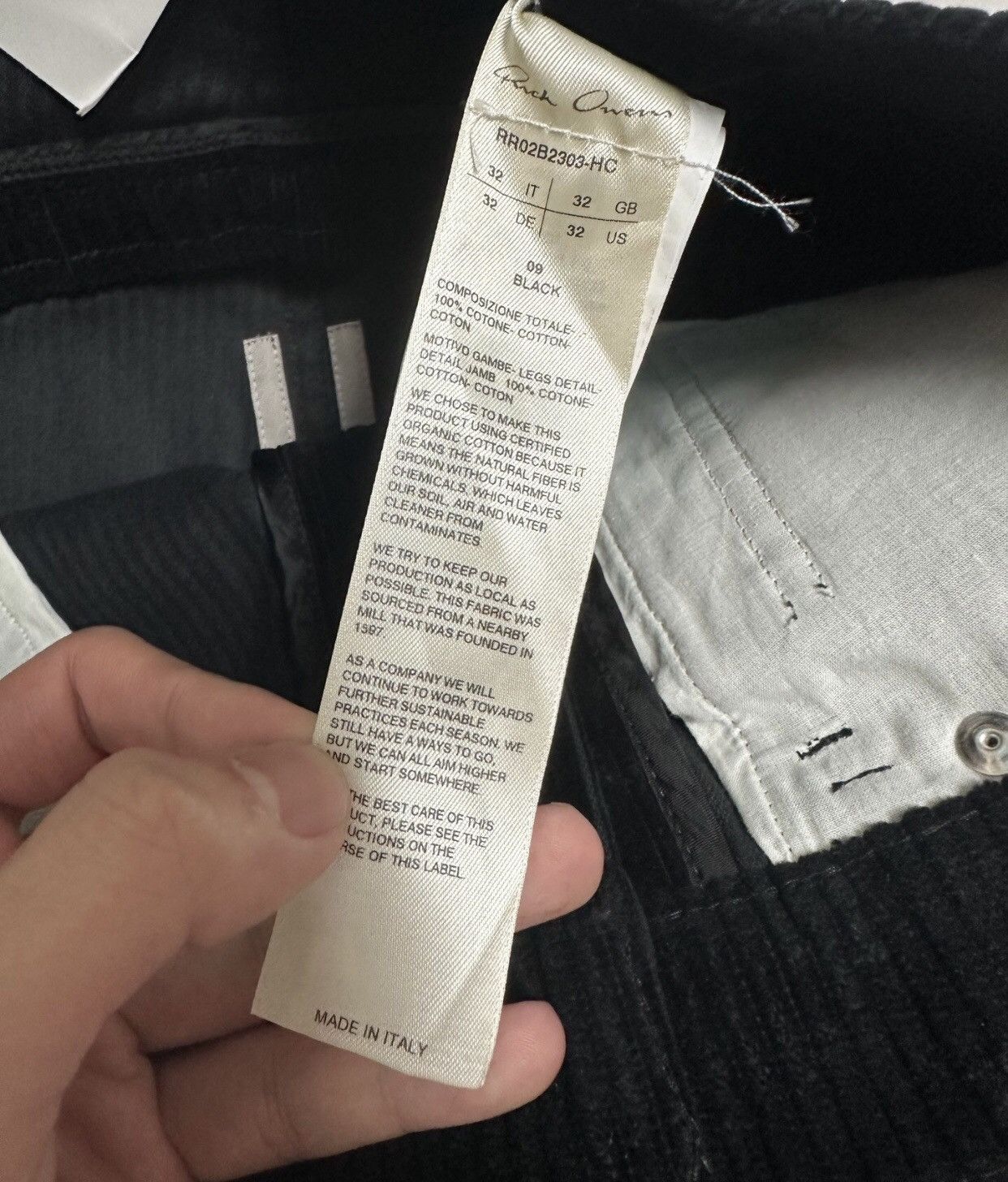 Rick Owens Rick Owens ro 23F/W Banana Pants2412-Nextarrow Size US 32 / EU 48 - 5 Thumbnail