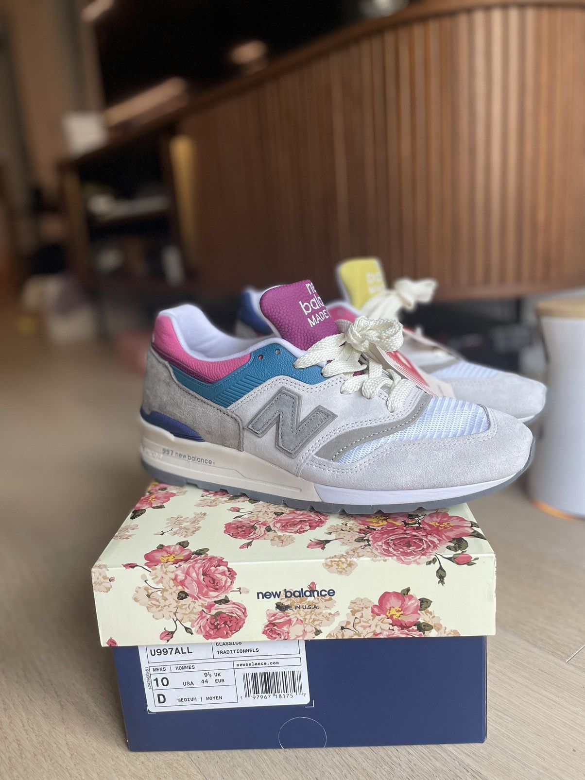 Aime Leon Dore × New Balance Aimé Leon Dore x New Balance 997 Mulberry Canary Mismatch Size US 10 / EU 43 - 1 Thumbnail