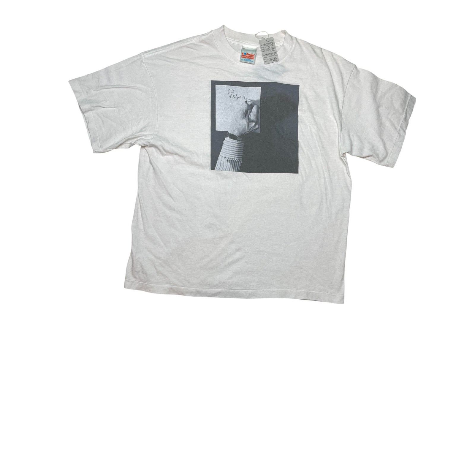 Saint Michael Saint Michael 'Pictures ' White & Black Tee Size US L / EU 52-54 / 3 - 1 Thumbnail