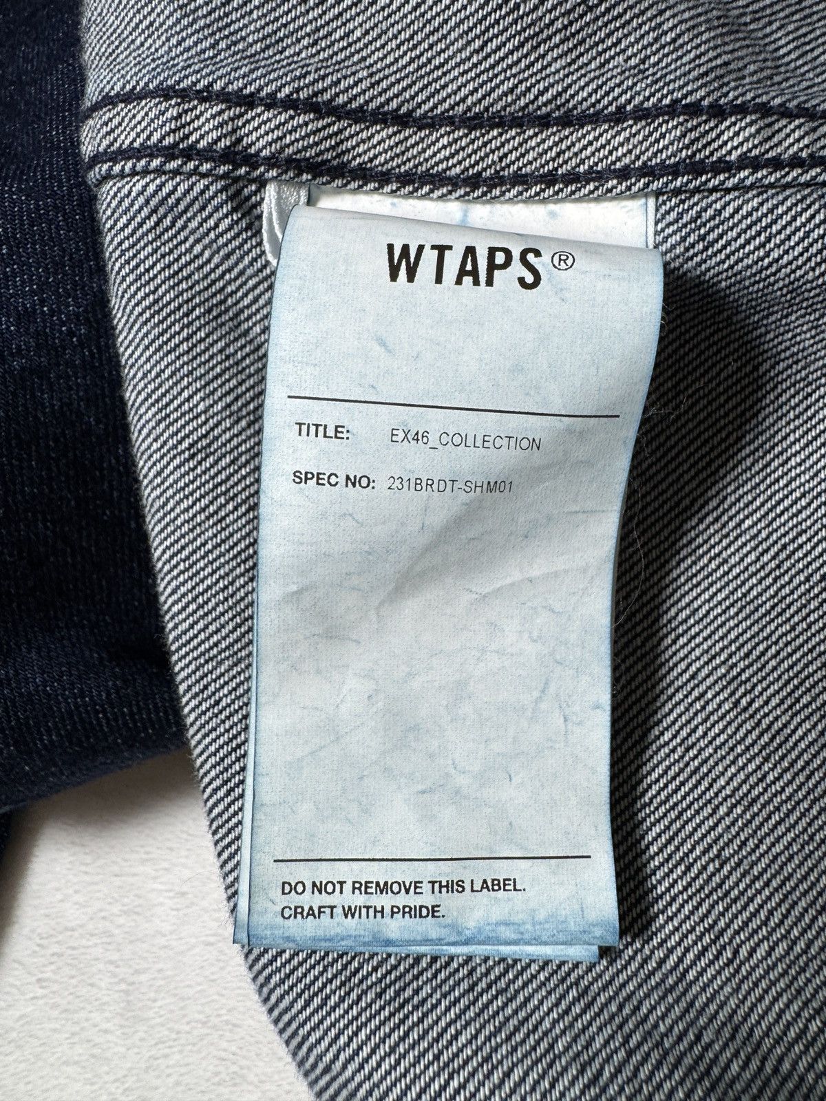 Wtaps CBW L/S Denim Shirt Indigo Size US S / EU 44-46 / 1 - 4 Thumbnail